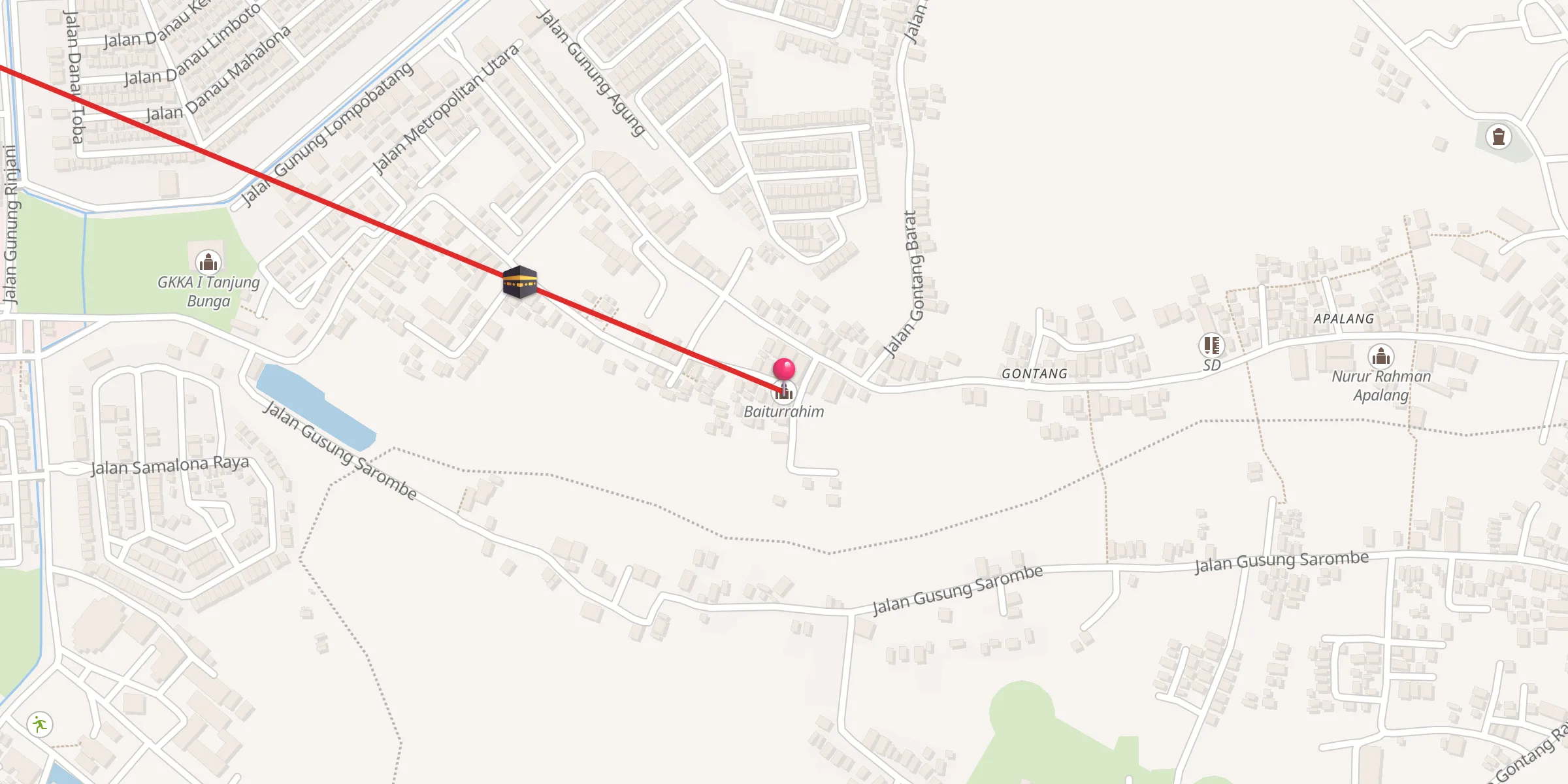 Carte de localisation : Baiturrahim
