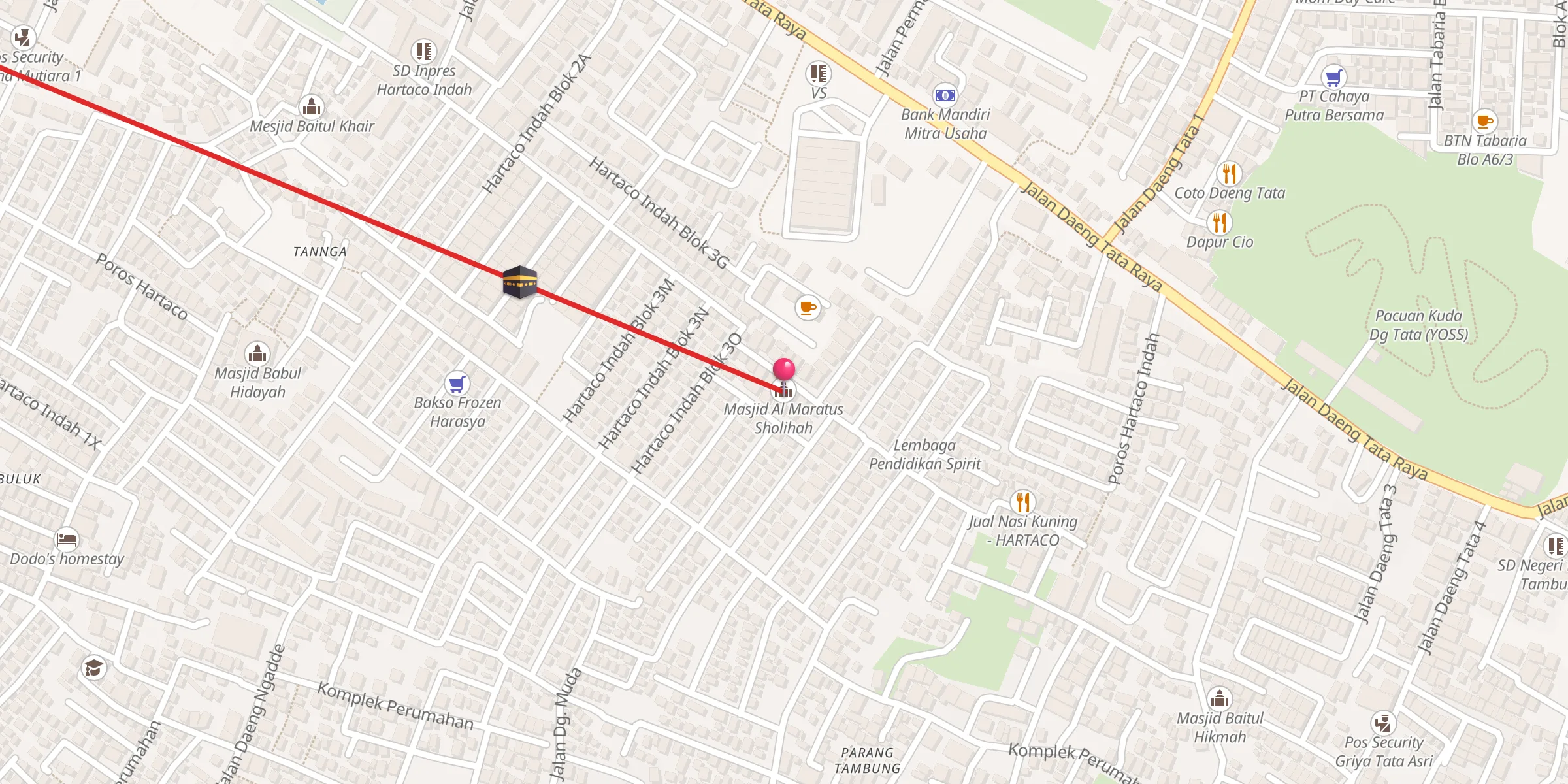 Carte de localisation : Al Maratus Sholihah