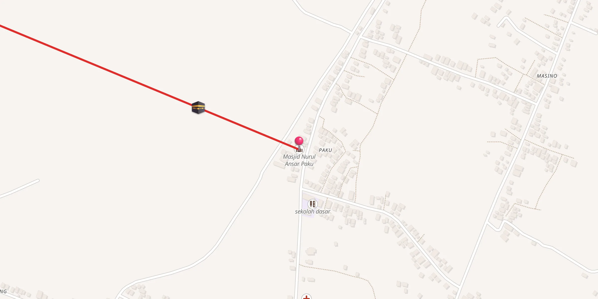 Carte de localisation : Masjid Nurul Ansar Paku