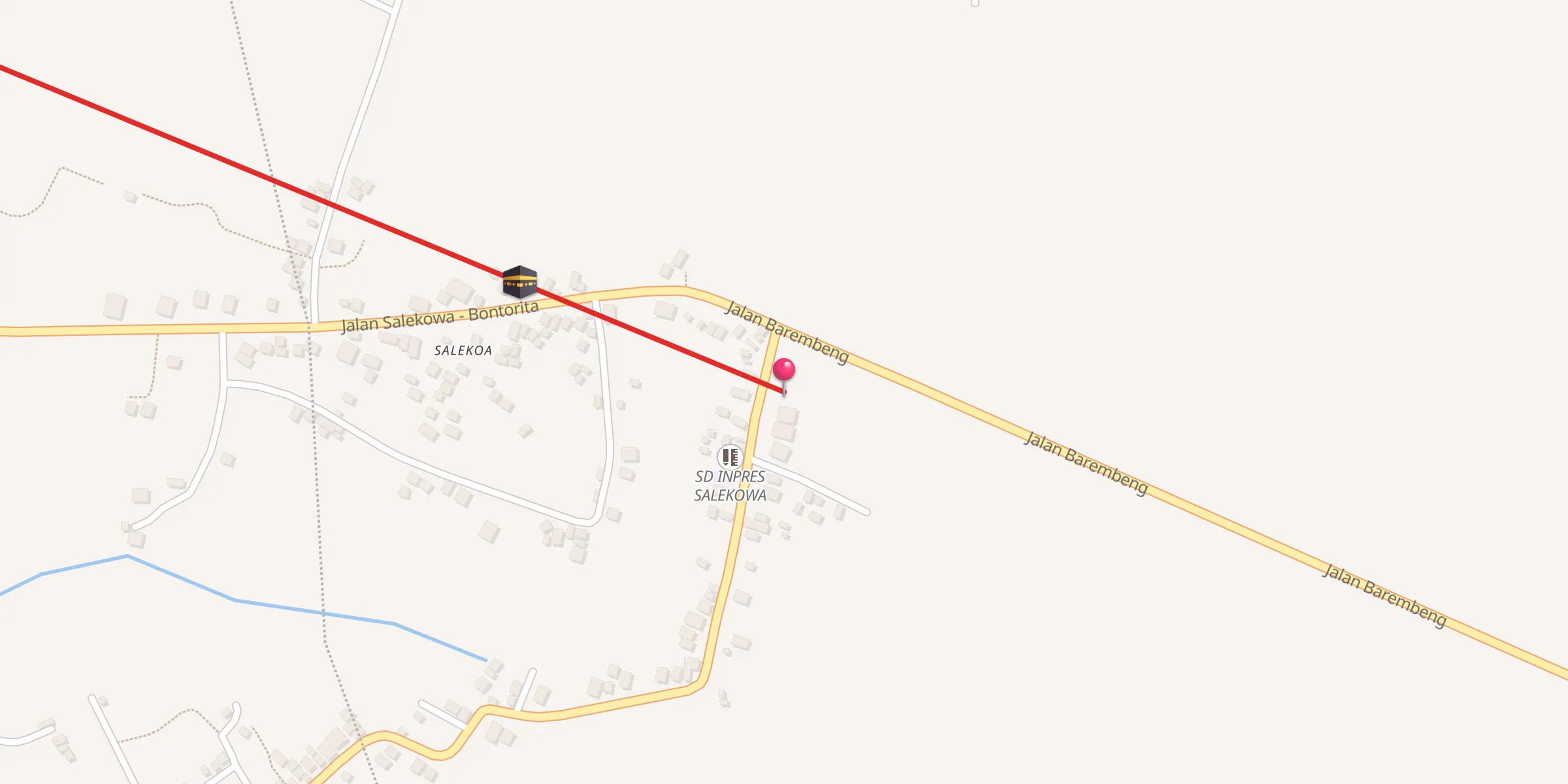 Carte de localisation : MASJID NURUL MAPPAKARANNU
