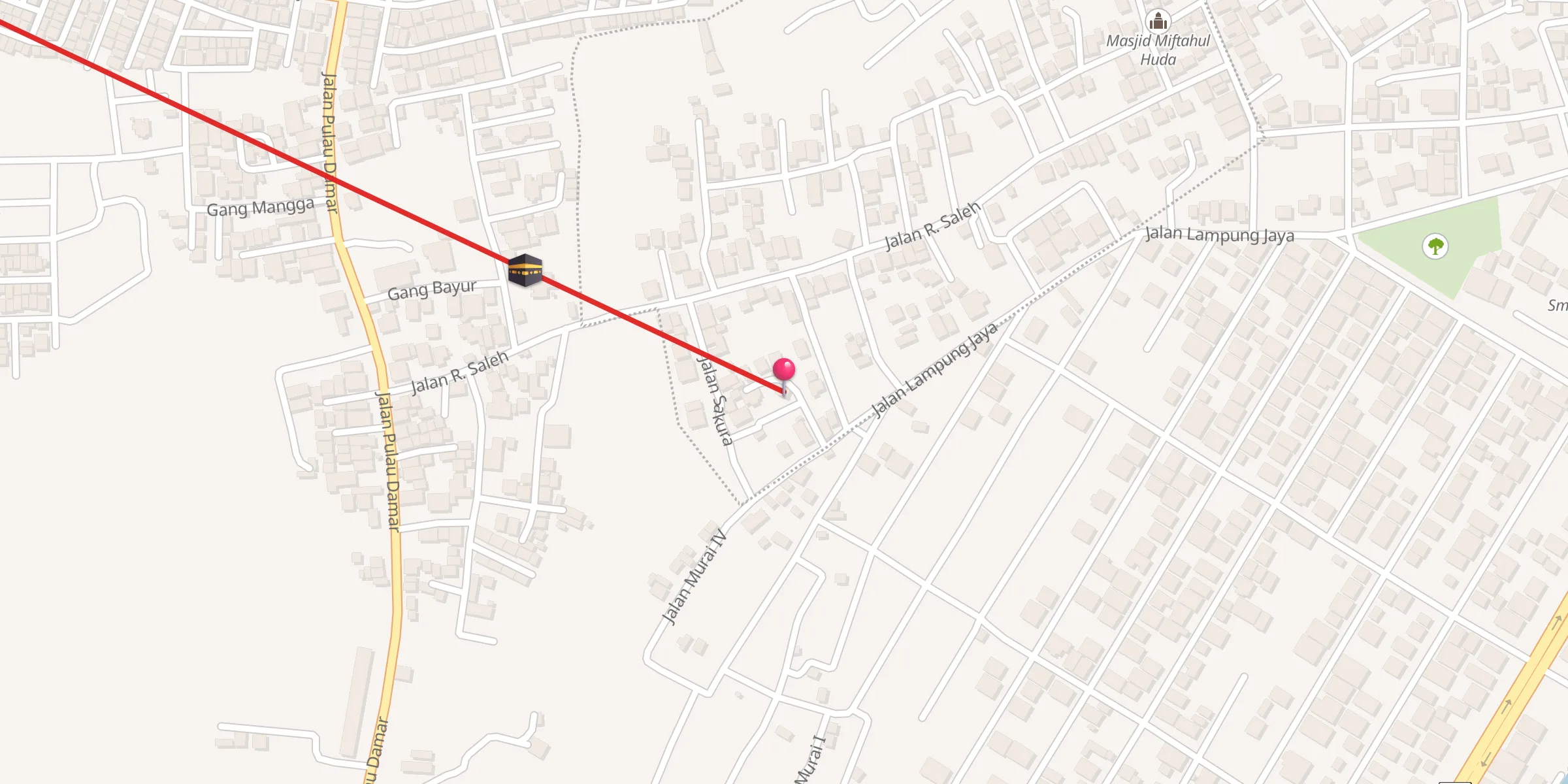 Carte de localisation : Masjid Al Hikmah GMZ