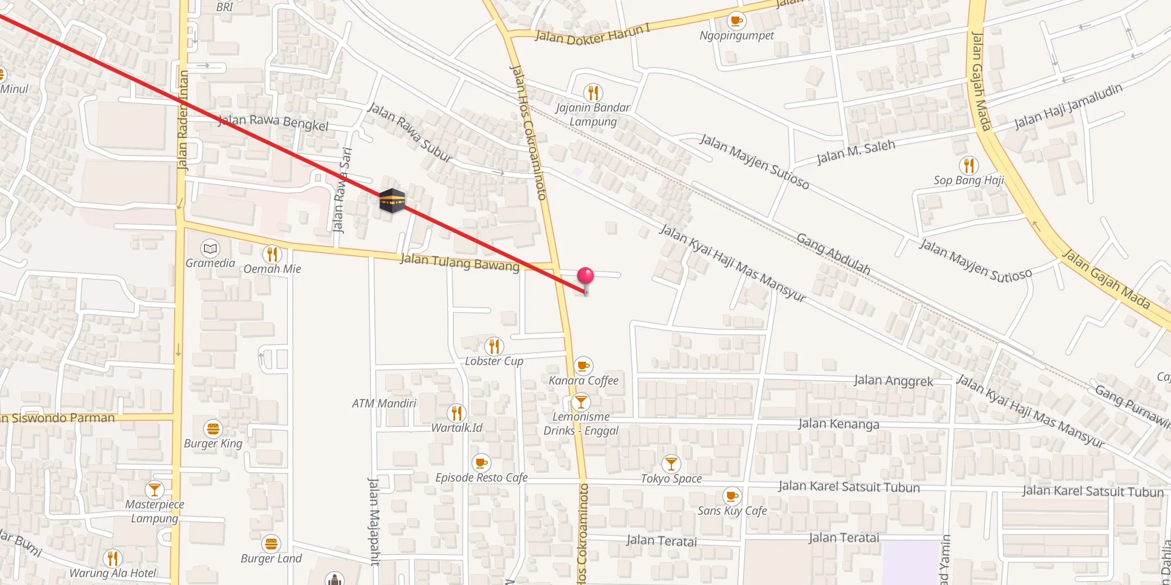 Carte de localisation : Masjid Ahmad Sarbini