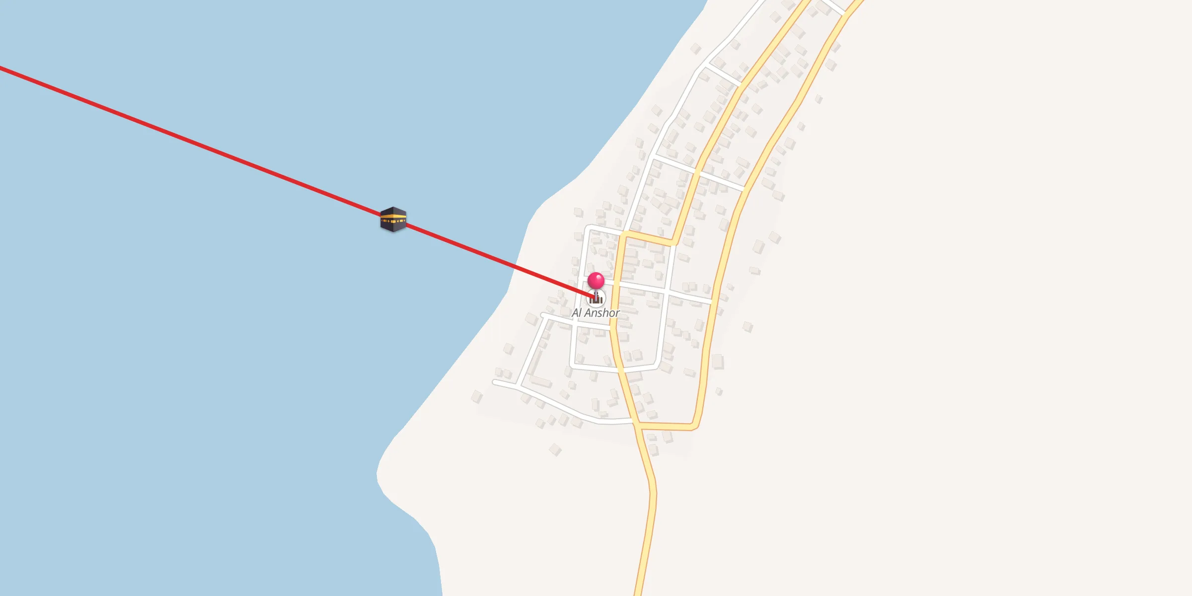 Carte de localisation : Al Anshor