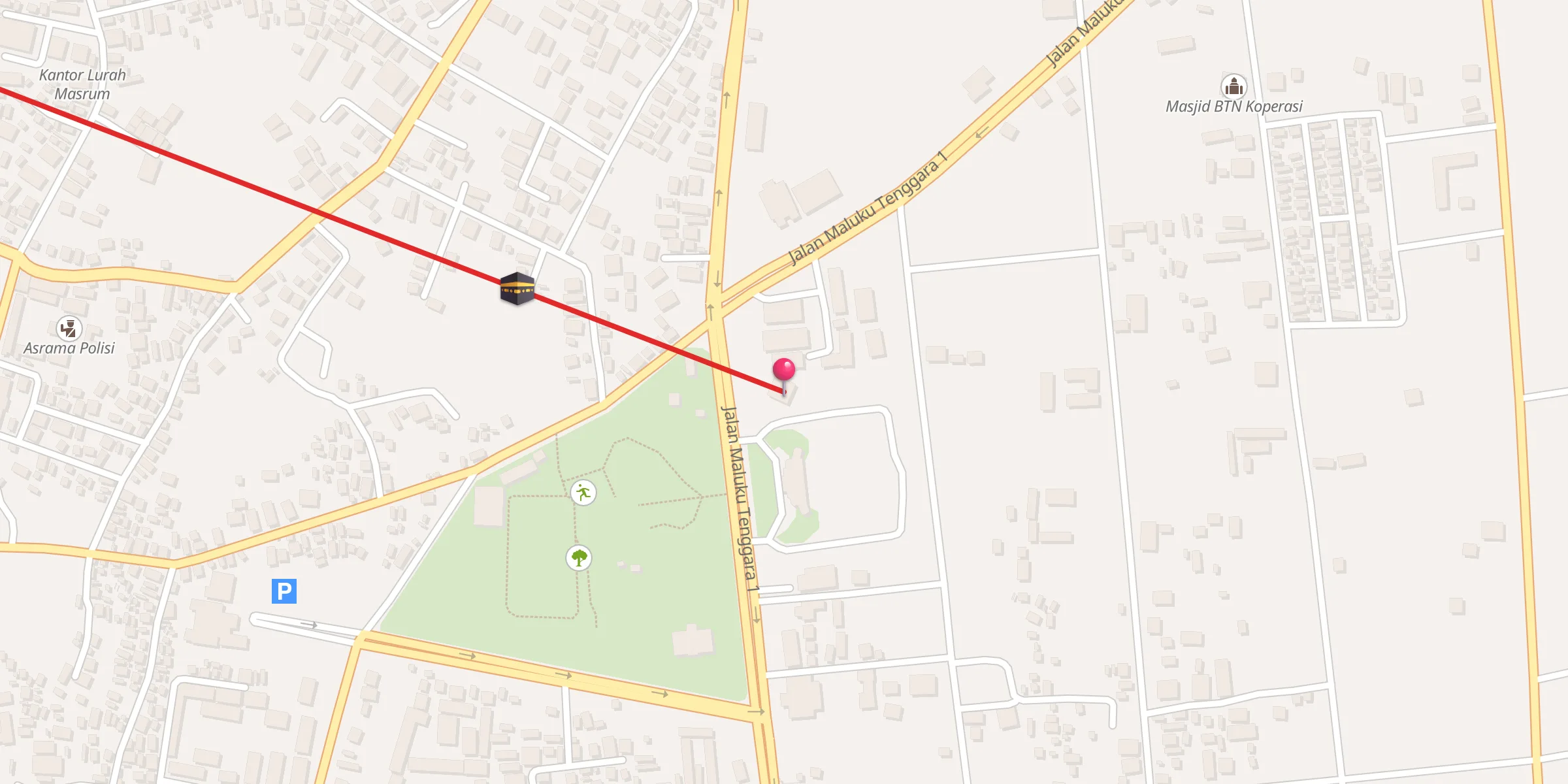 Carte de localisation : Masjid Al Mahmud