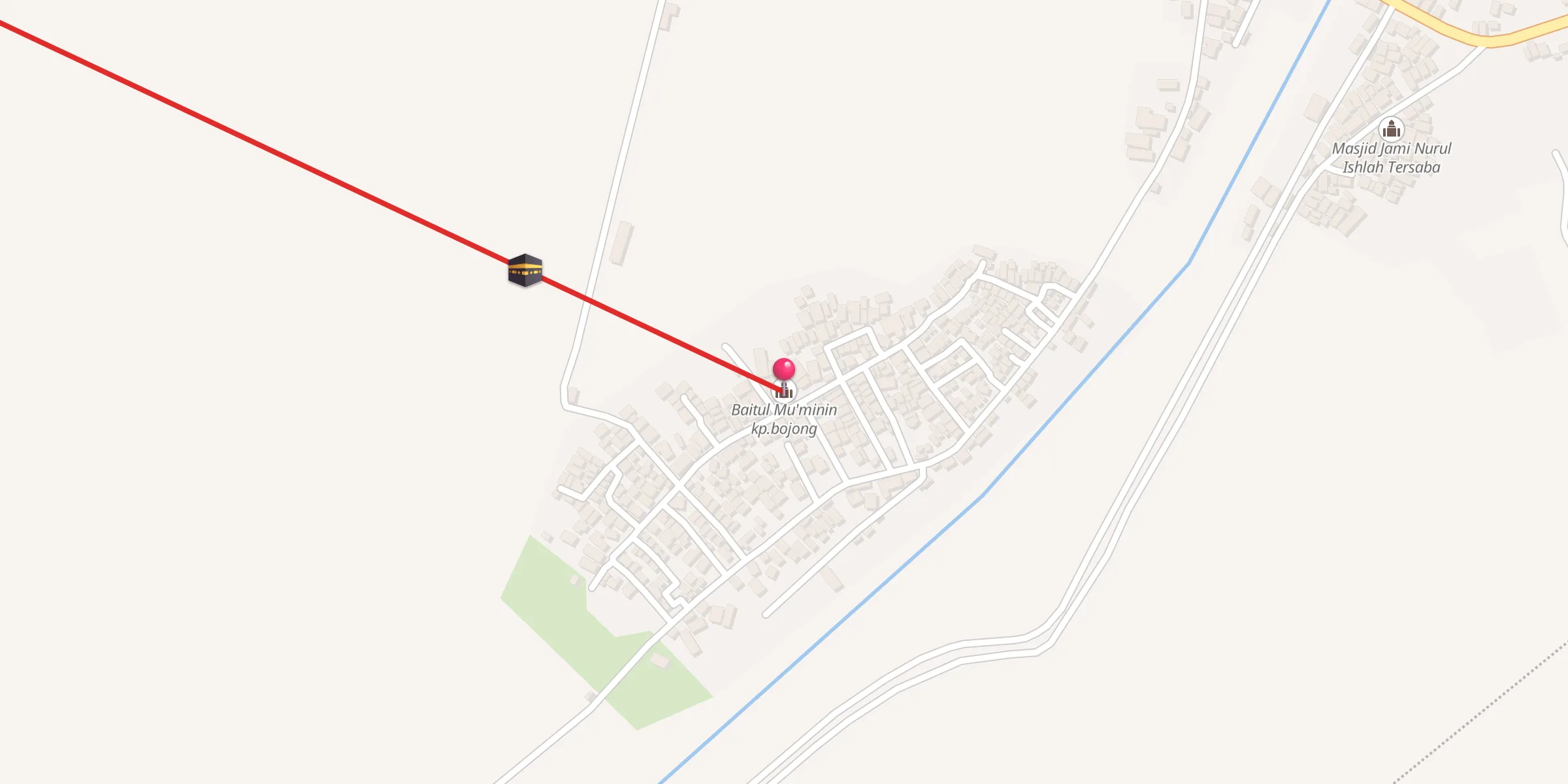 Carte de localisation : Baitul Mu'minin kp.bojong