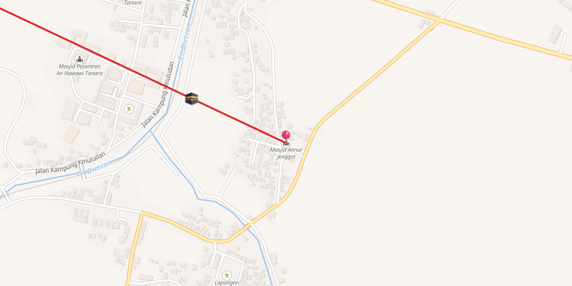 Carte de localisation : Masjid Annur Jenggot