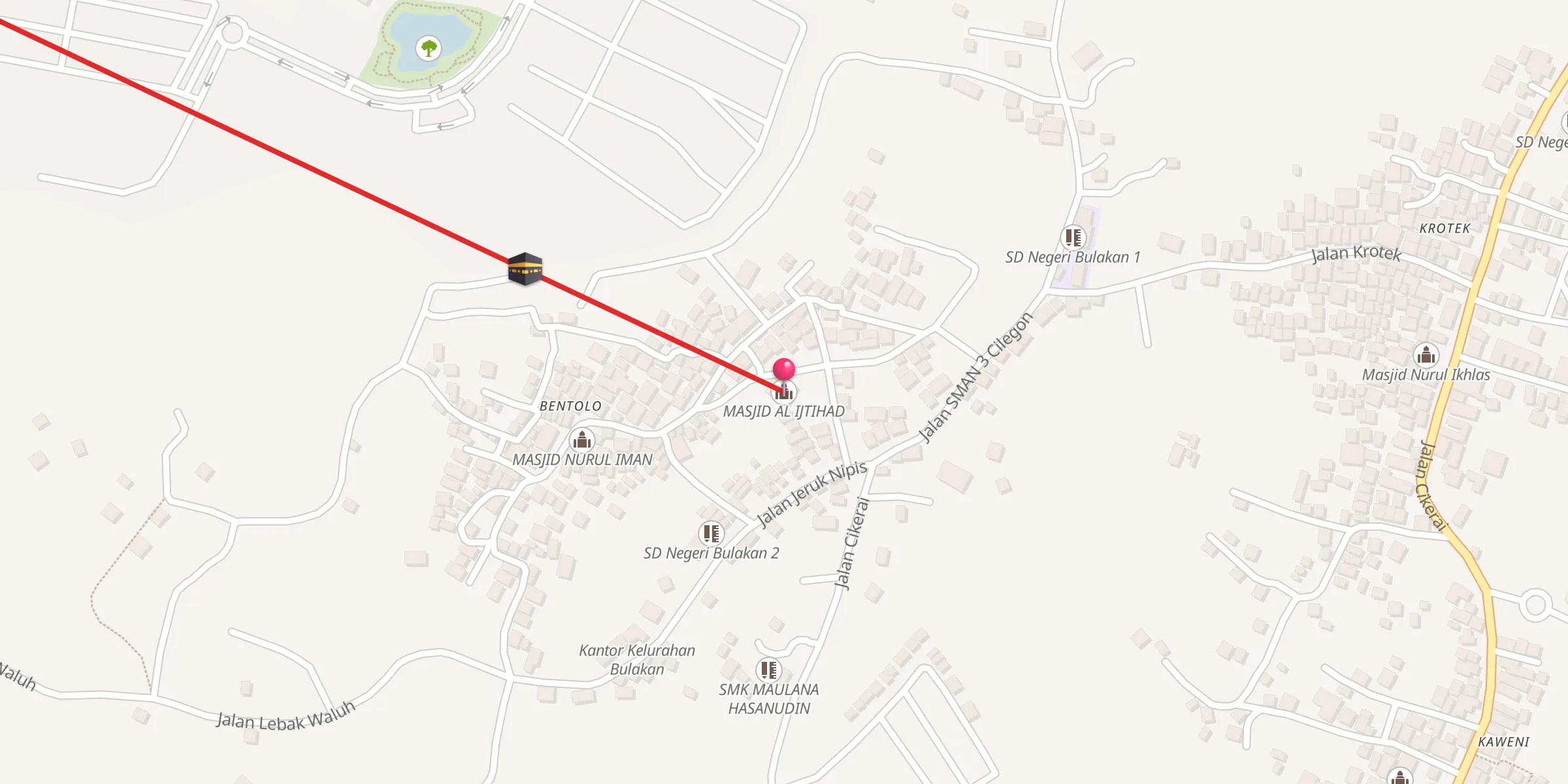 Carte de localisation : MASJID AL IJTIHAD