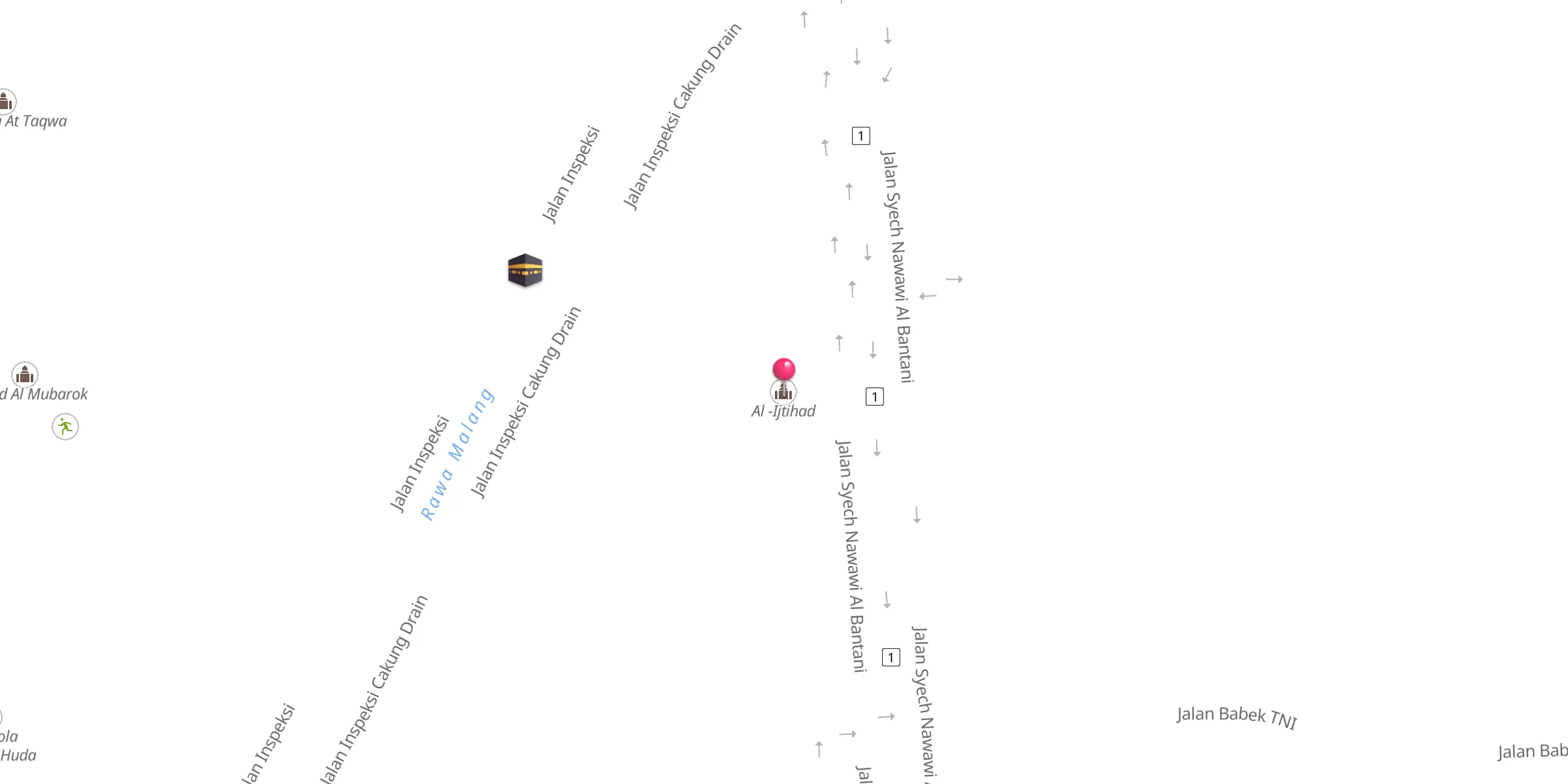 Carte de localisation : Al -Ijtihad