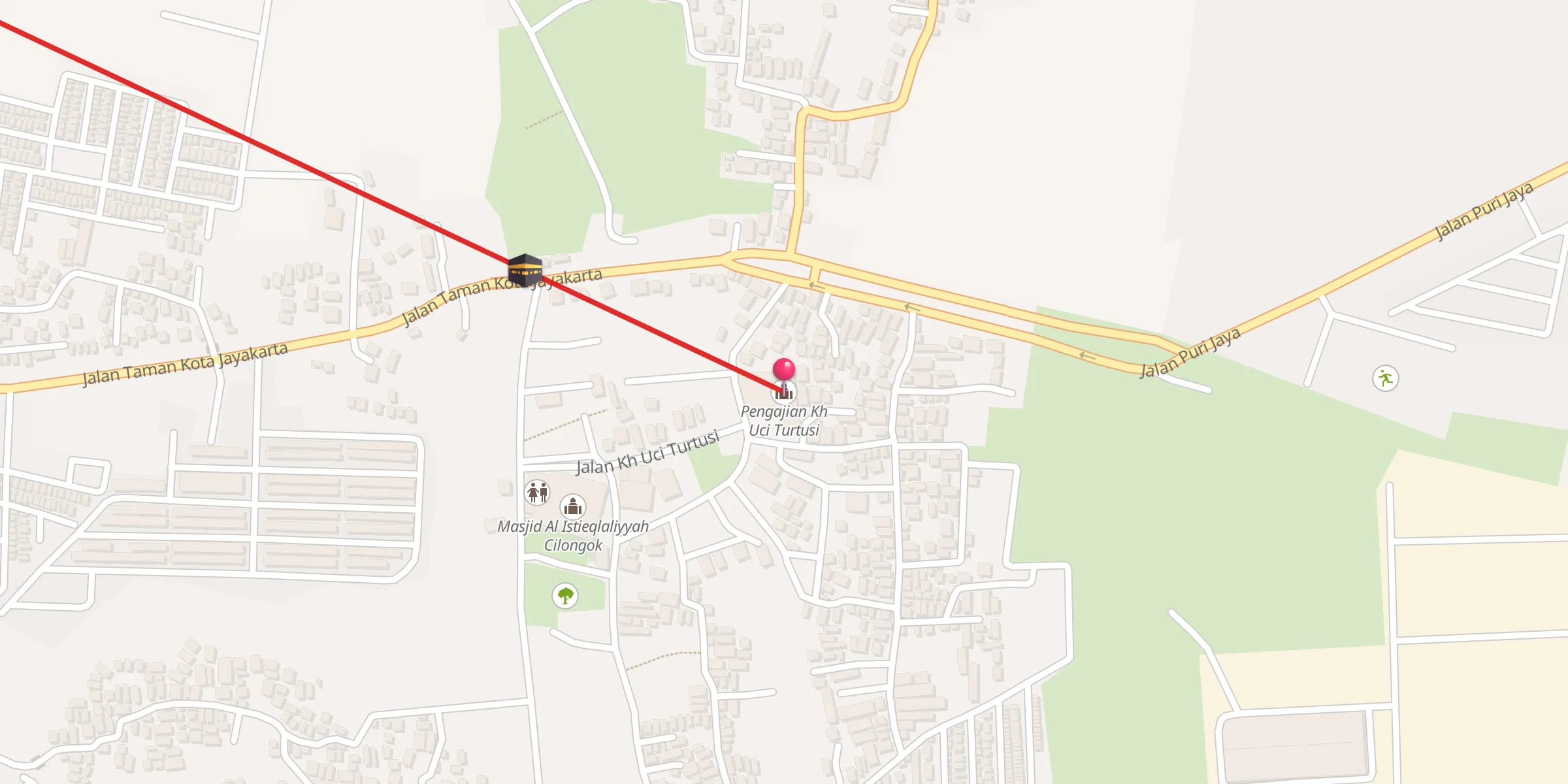 Carte de localisation : Pengajian Kh Uci Turtusi