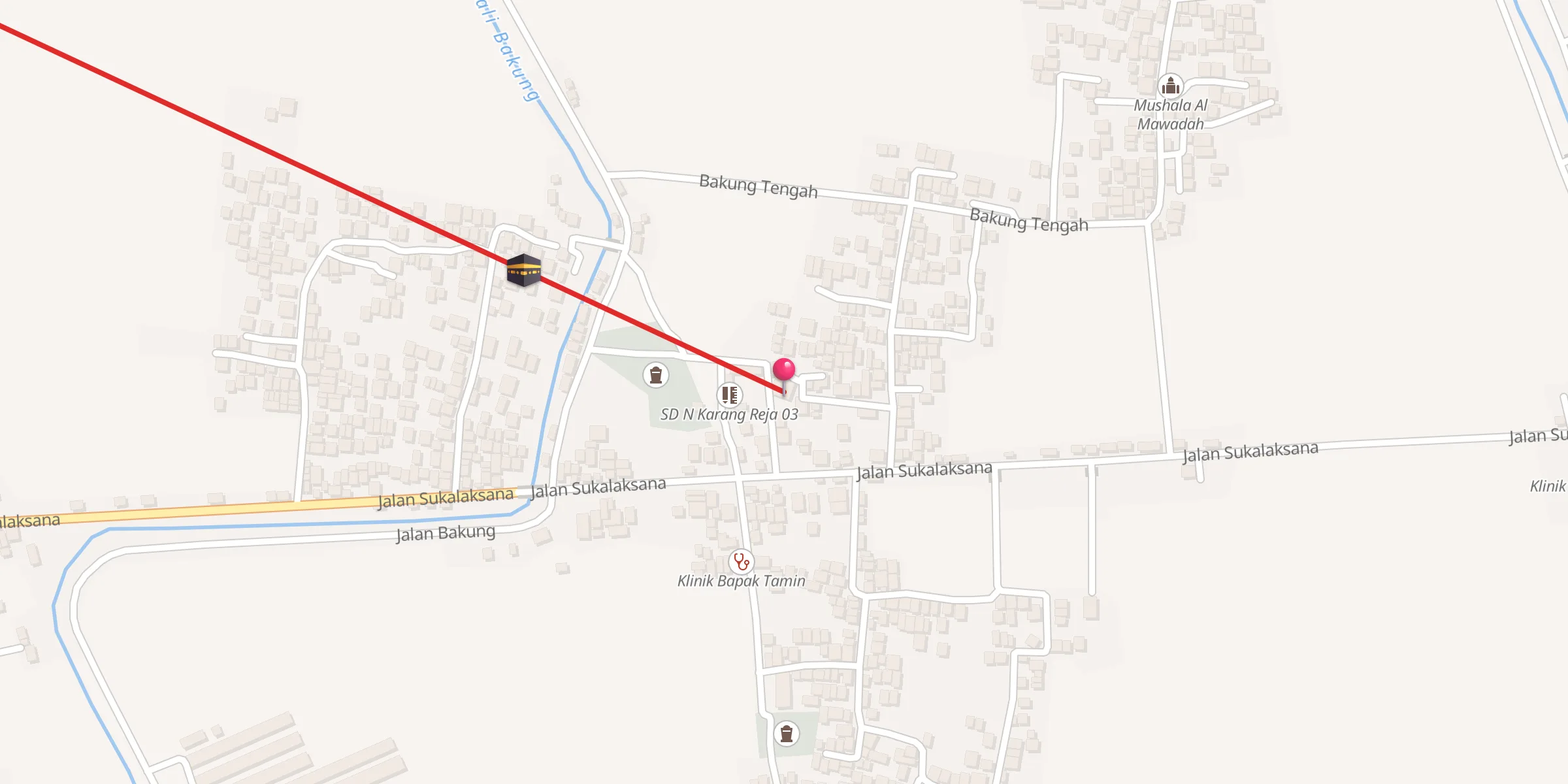 Carte de localisation : Masjid Irsyadul Fallah