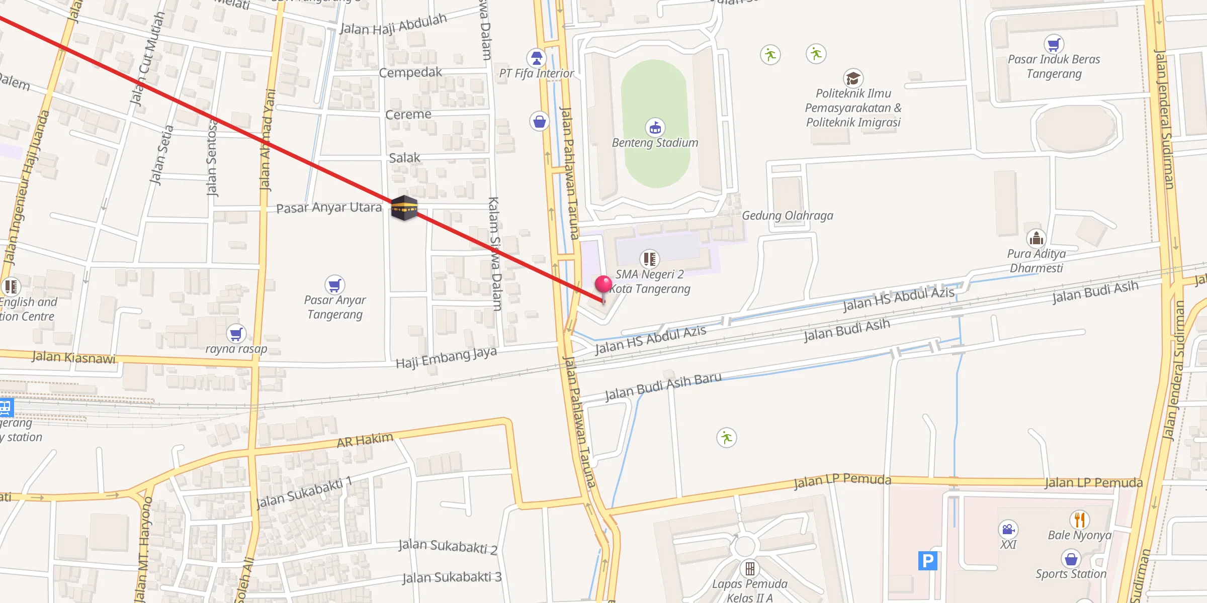 Carte de localisation : Masjid At-Taqwa