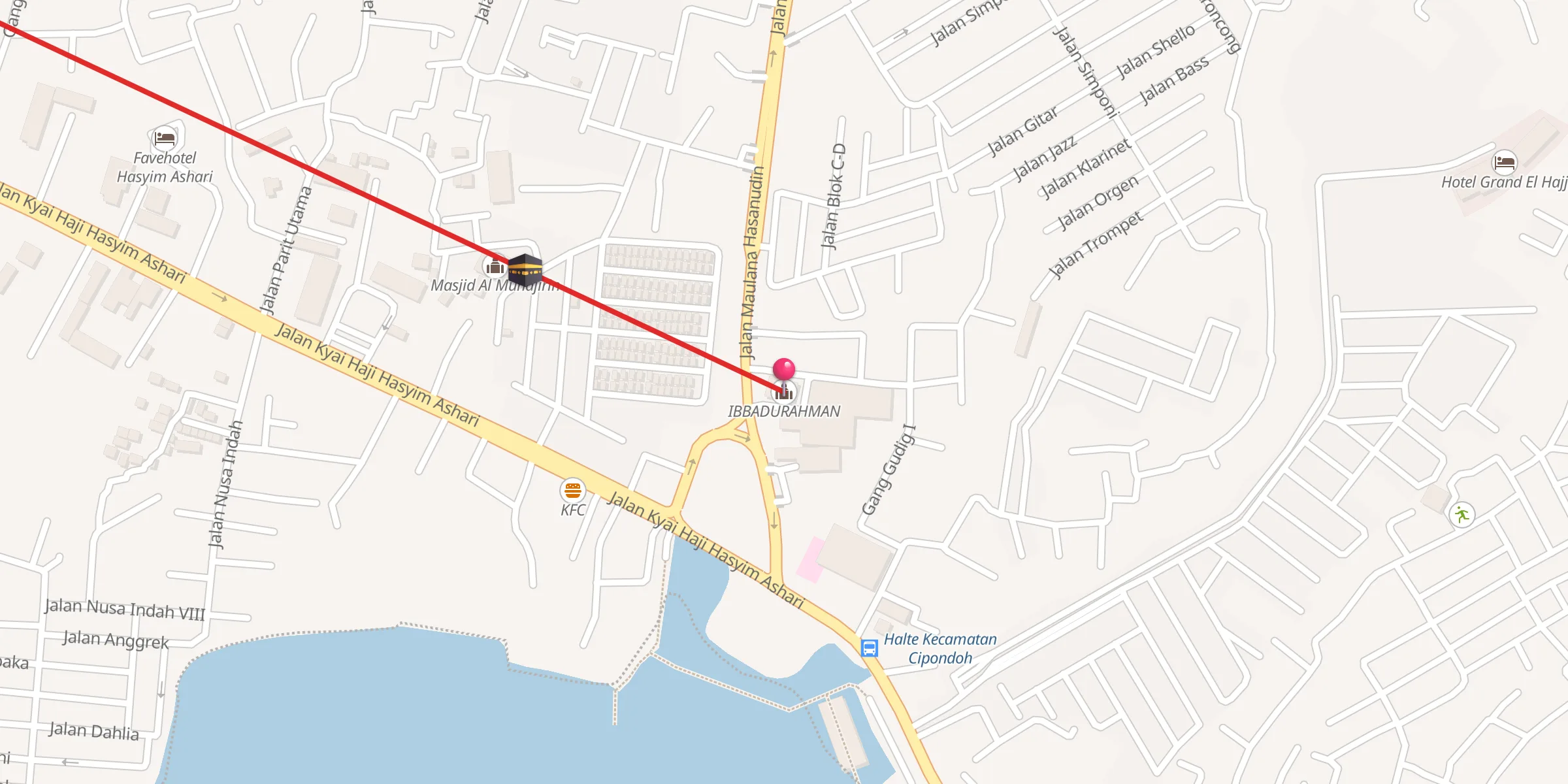 Carte de localisation : IBBADURAHMAN