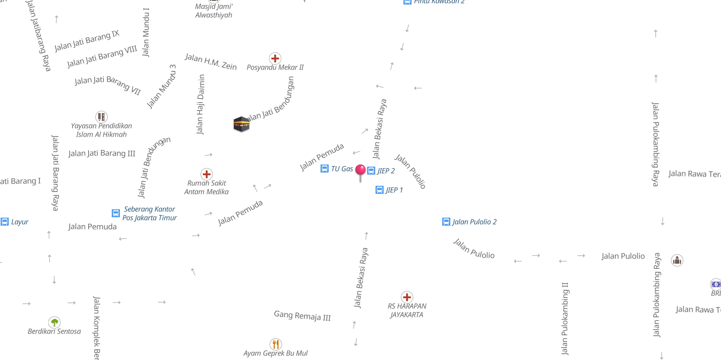 Carte de localisation : As Syuhada