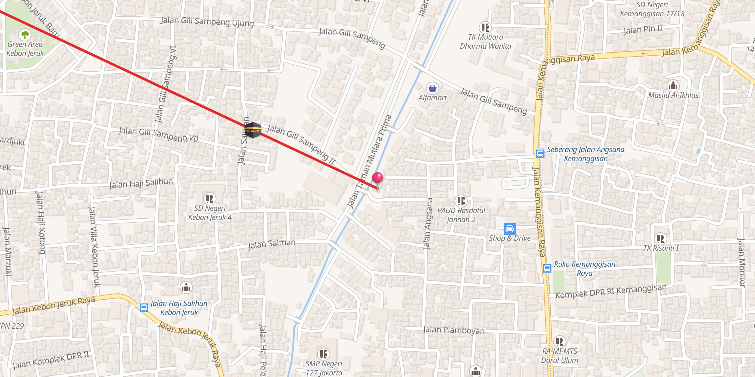 Carte de localisation : Masjid Al Anshar