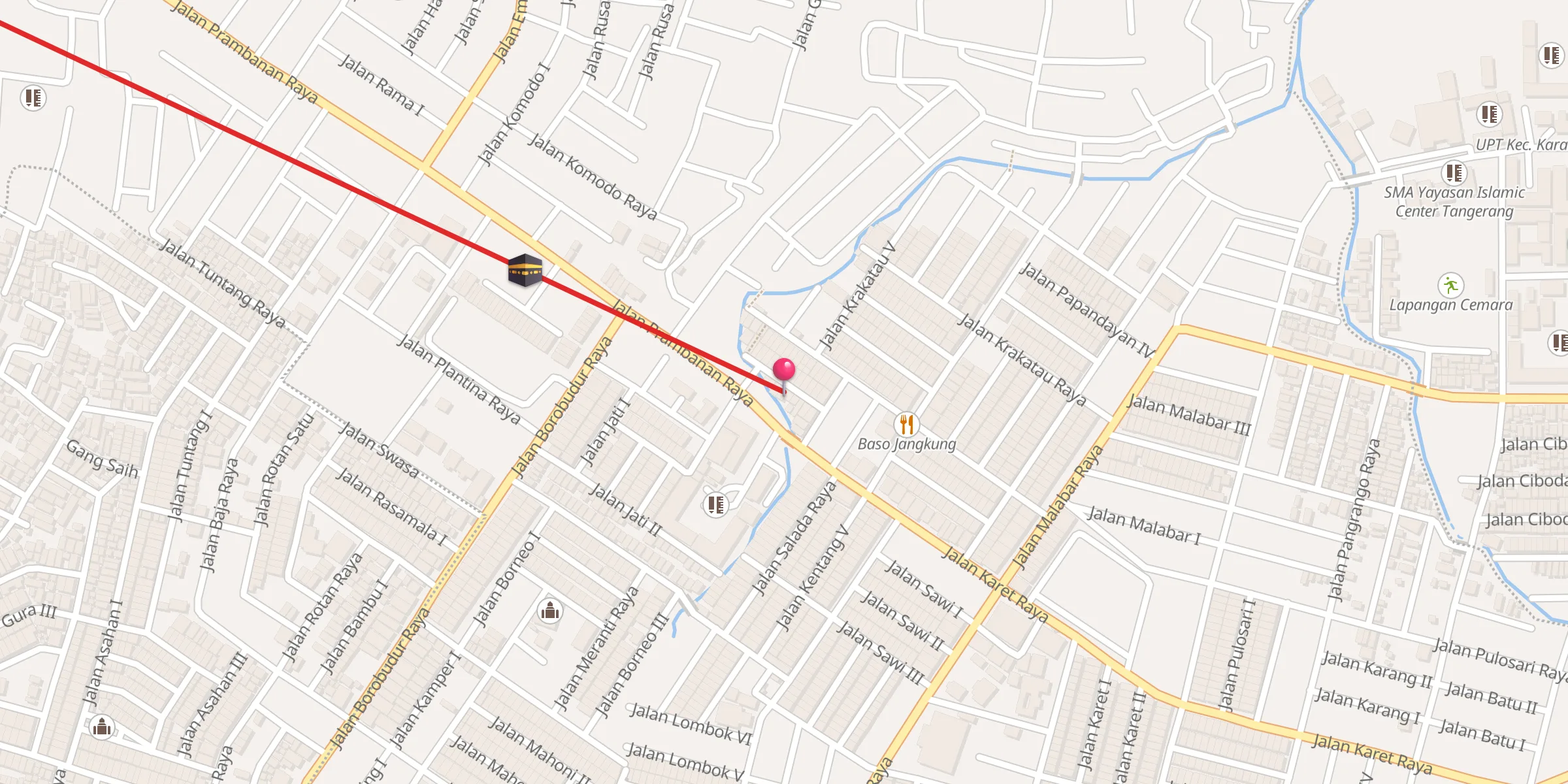 Carte de localisation : Musolah Al Munawaroh