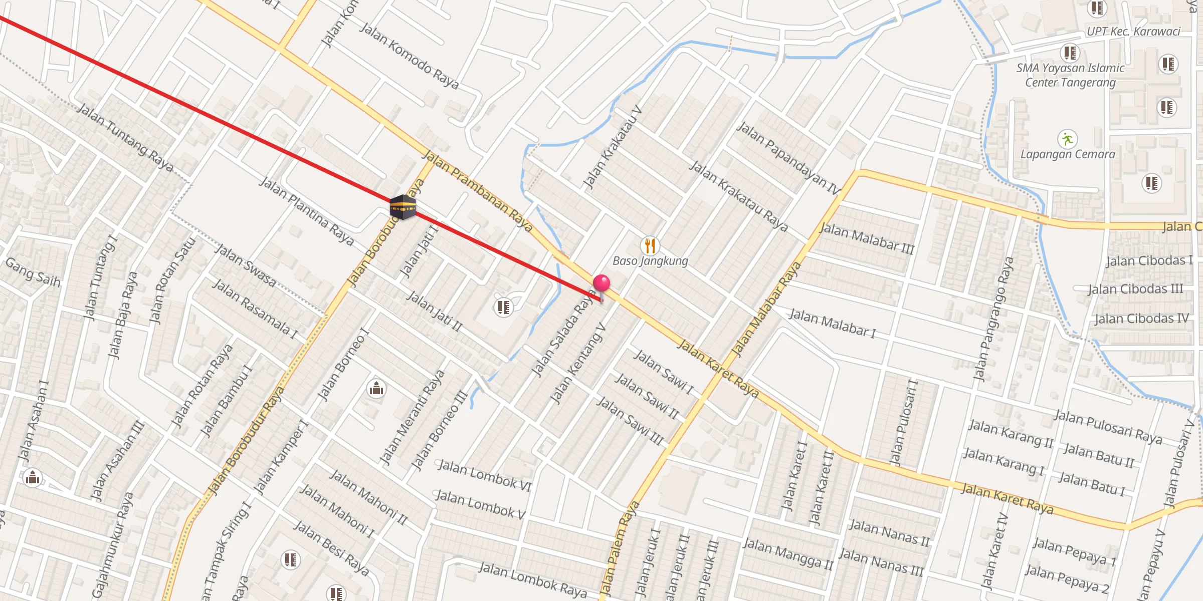 Carte de localisation : Masjid Al Ikhlas