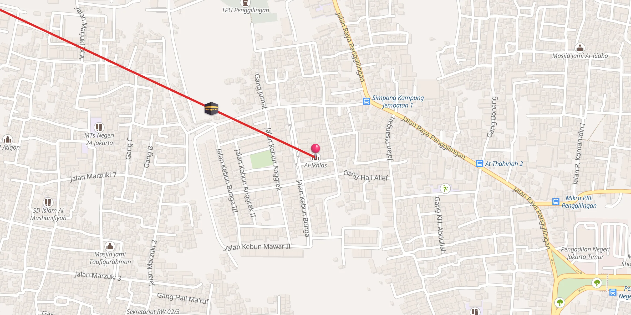 Carte de localisation : Al-Ikhlas