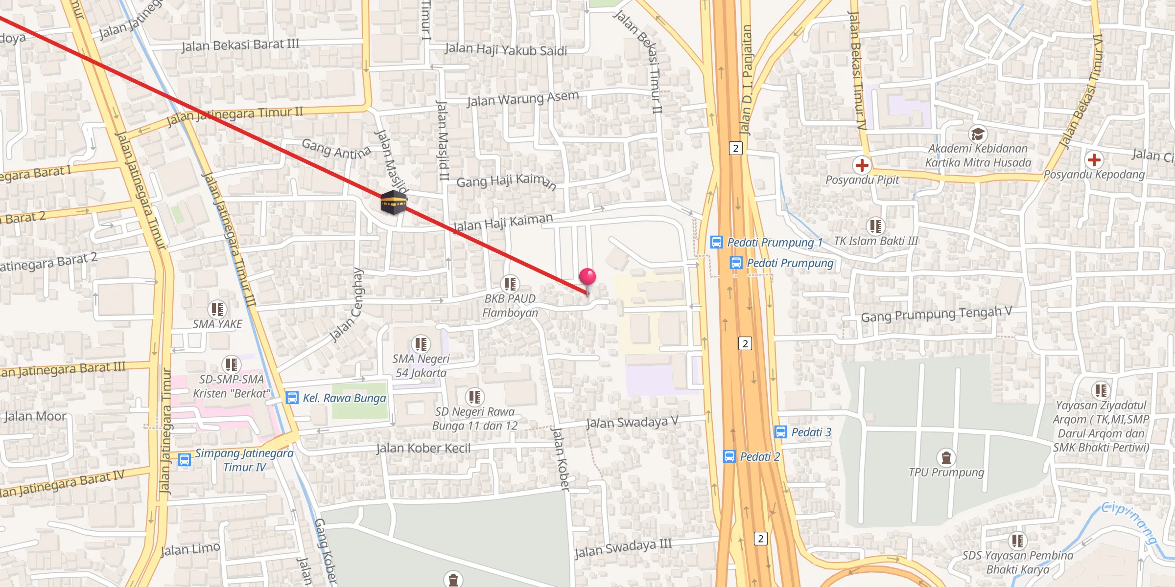 Carte de localisation : Ar-Ridhwan