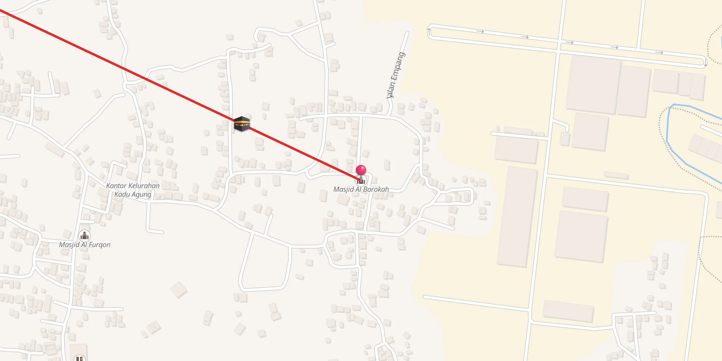 Carte de localisation : Masjid Al Barokah