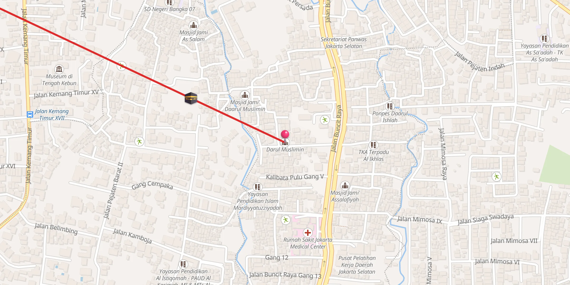 Carte de localisation : Darul Muslimin
