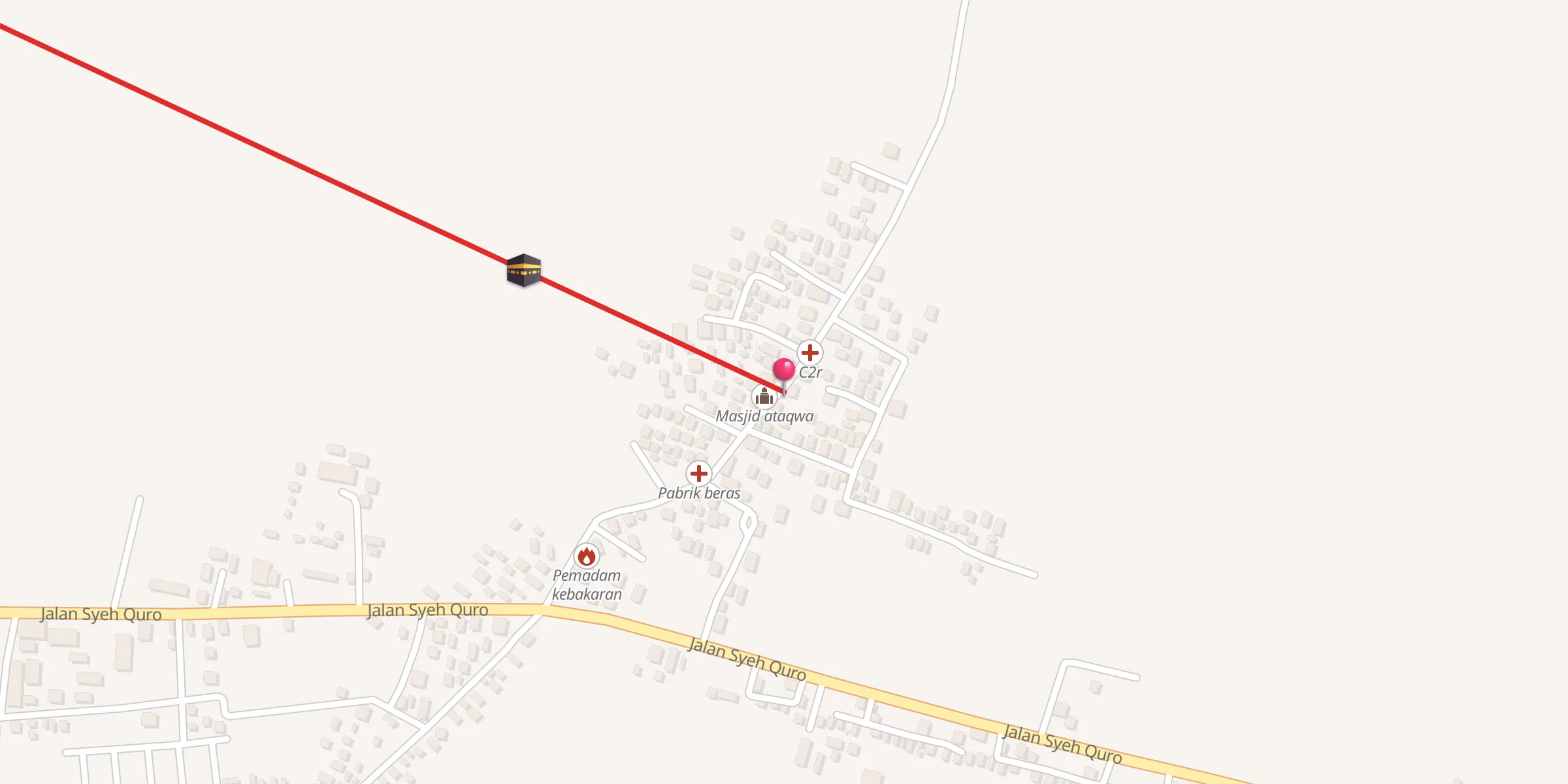 Carte de localisation : Majelis at taqwa