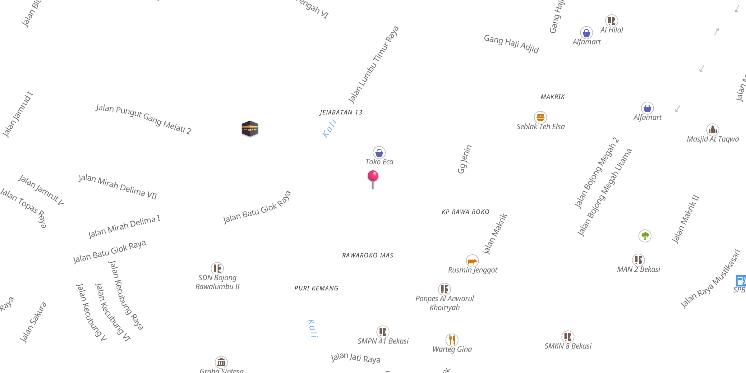 Carte de localisation : Al Munawaroh