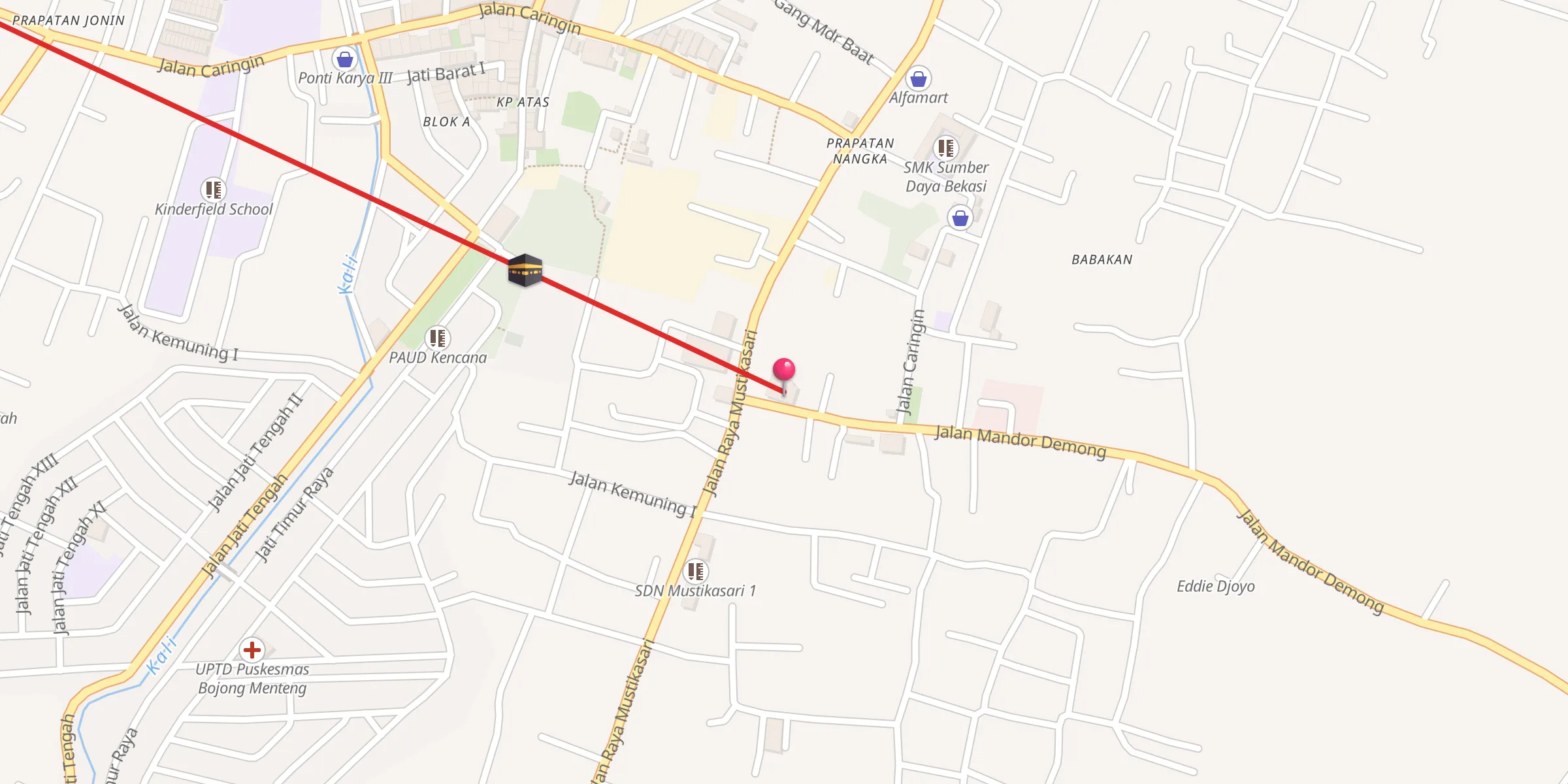 Carte de localisation : Al Barkah