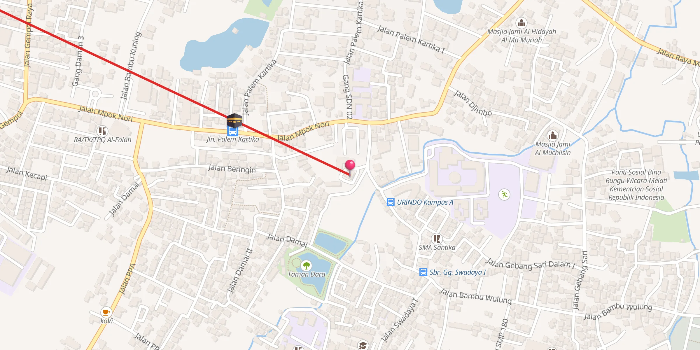 Carte de localisation : Islamic Centre Persatuan Islam