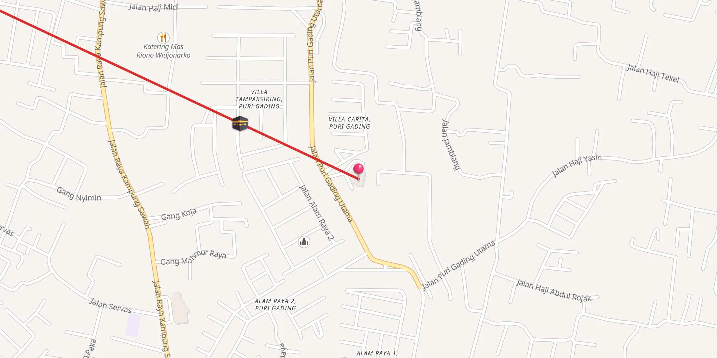 Carte de localisation : Baitul Haq