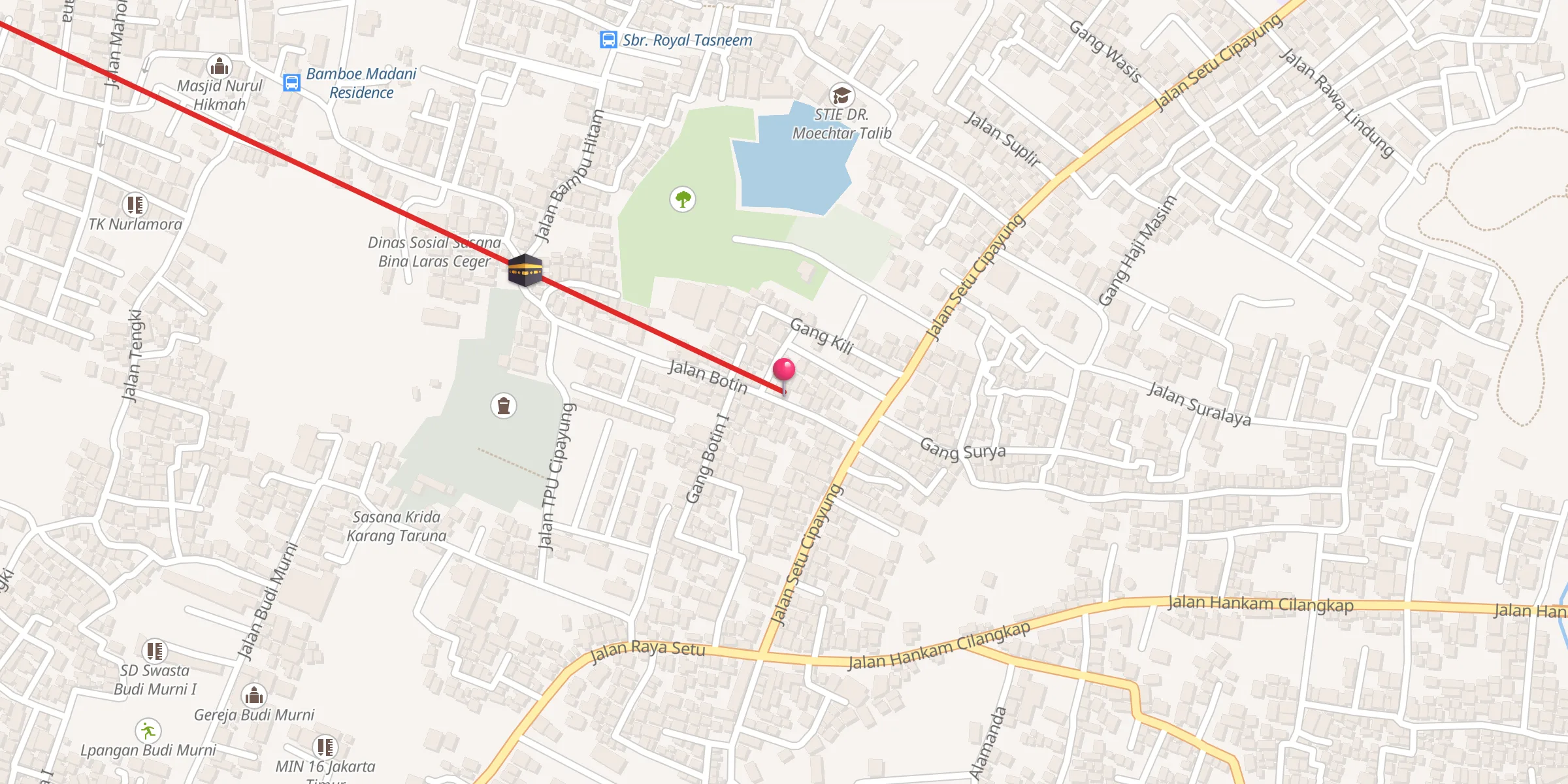 Carte de localisation : Masjid Al Ashri