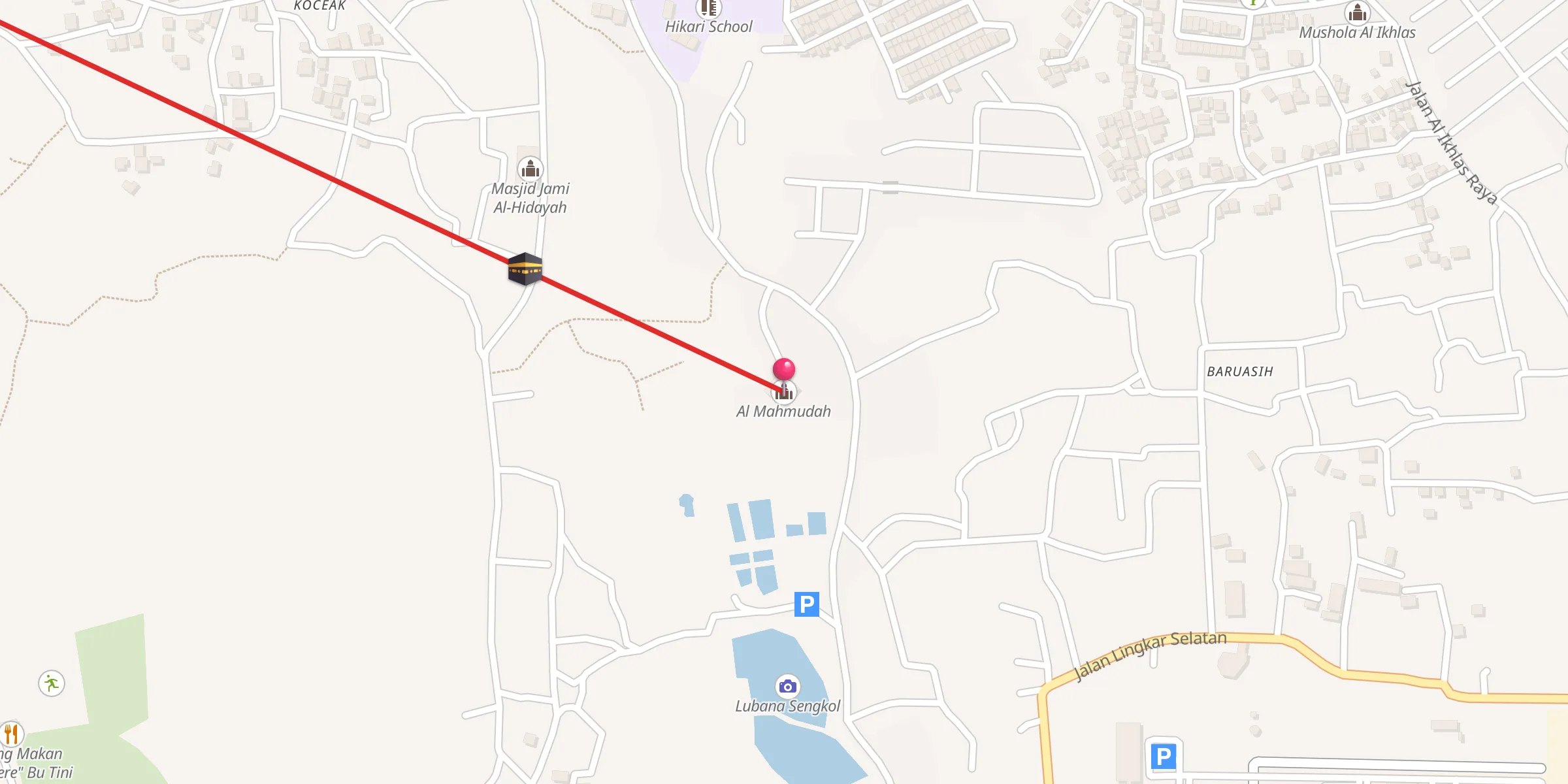 Carte de localisation : Al Mahmudah