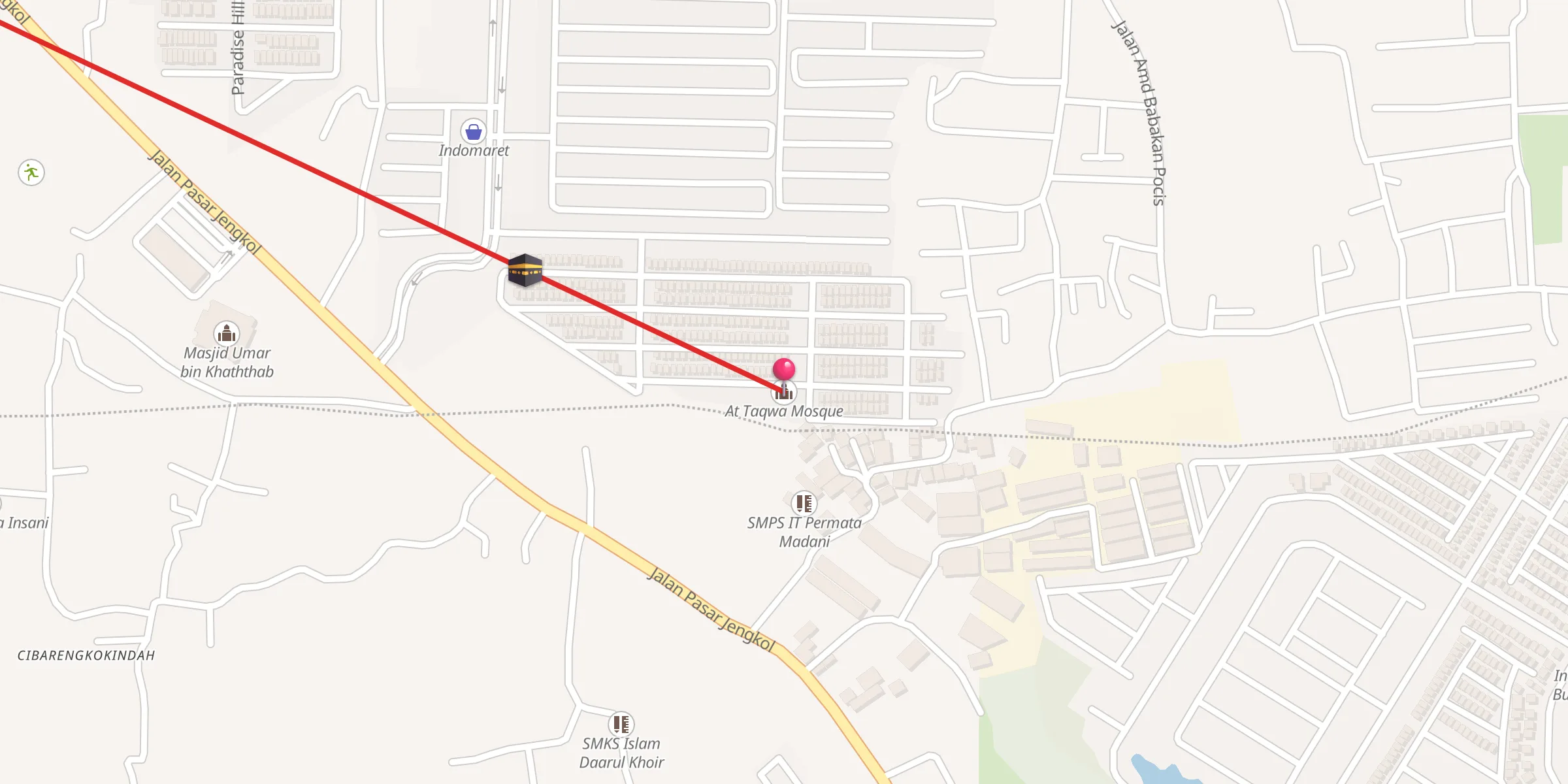 Carte de localisation : Majid At Taqwa