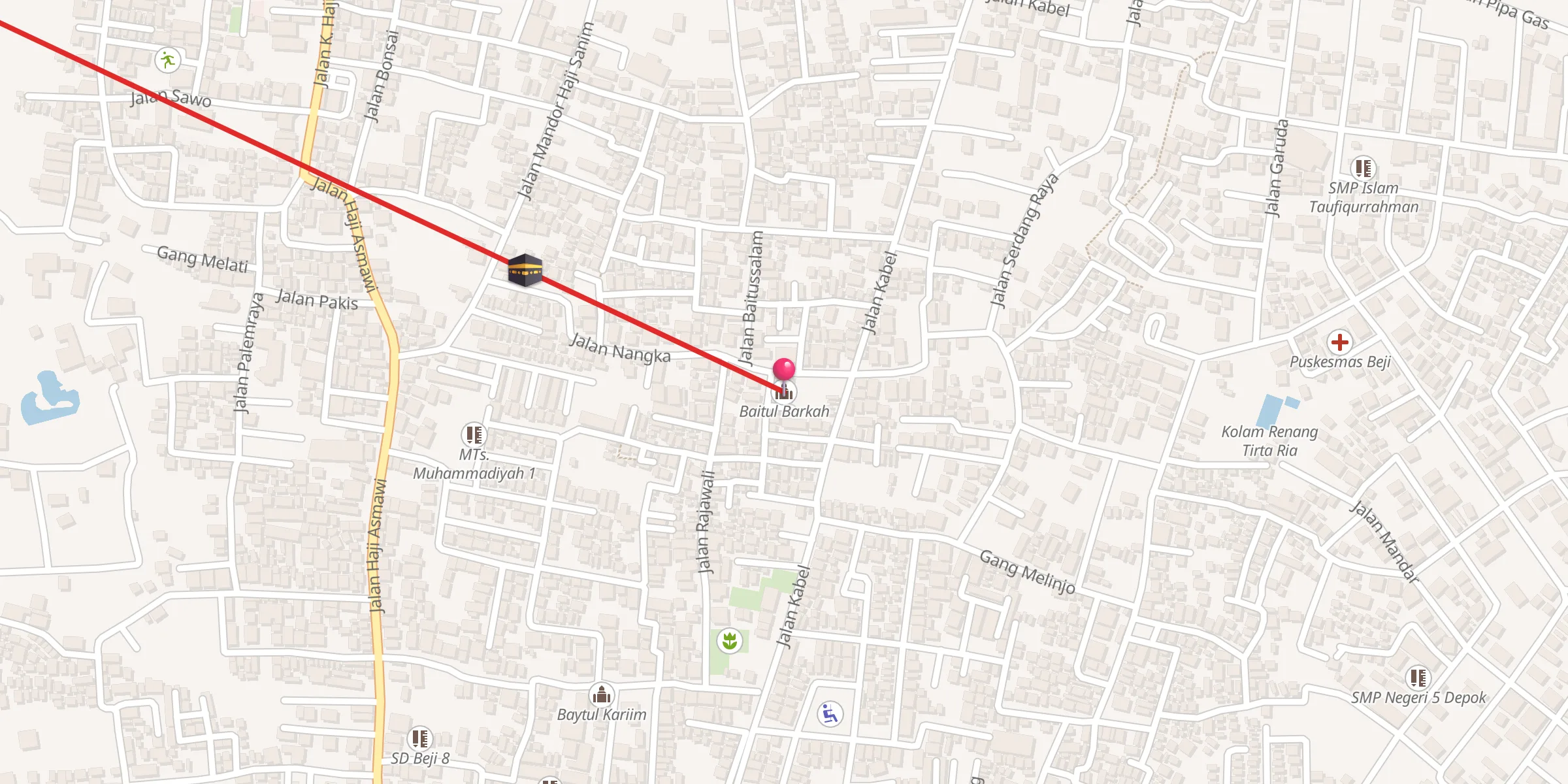 Carte de localisation : Baitul Barkah