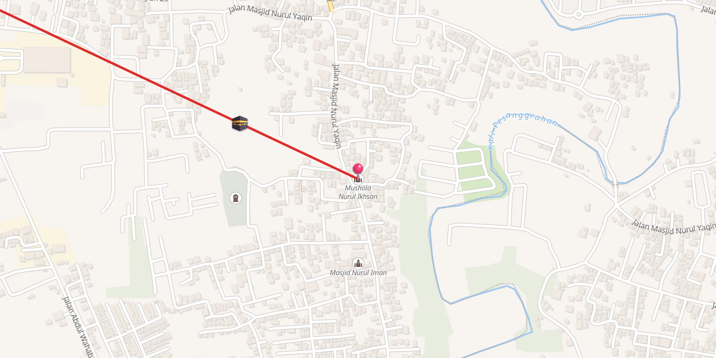 Carte de localisation : Mushola Nurul Ikhsan