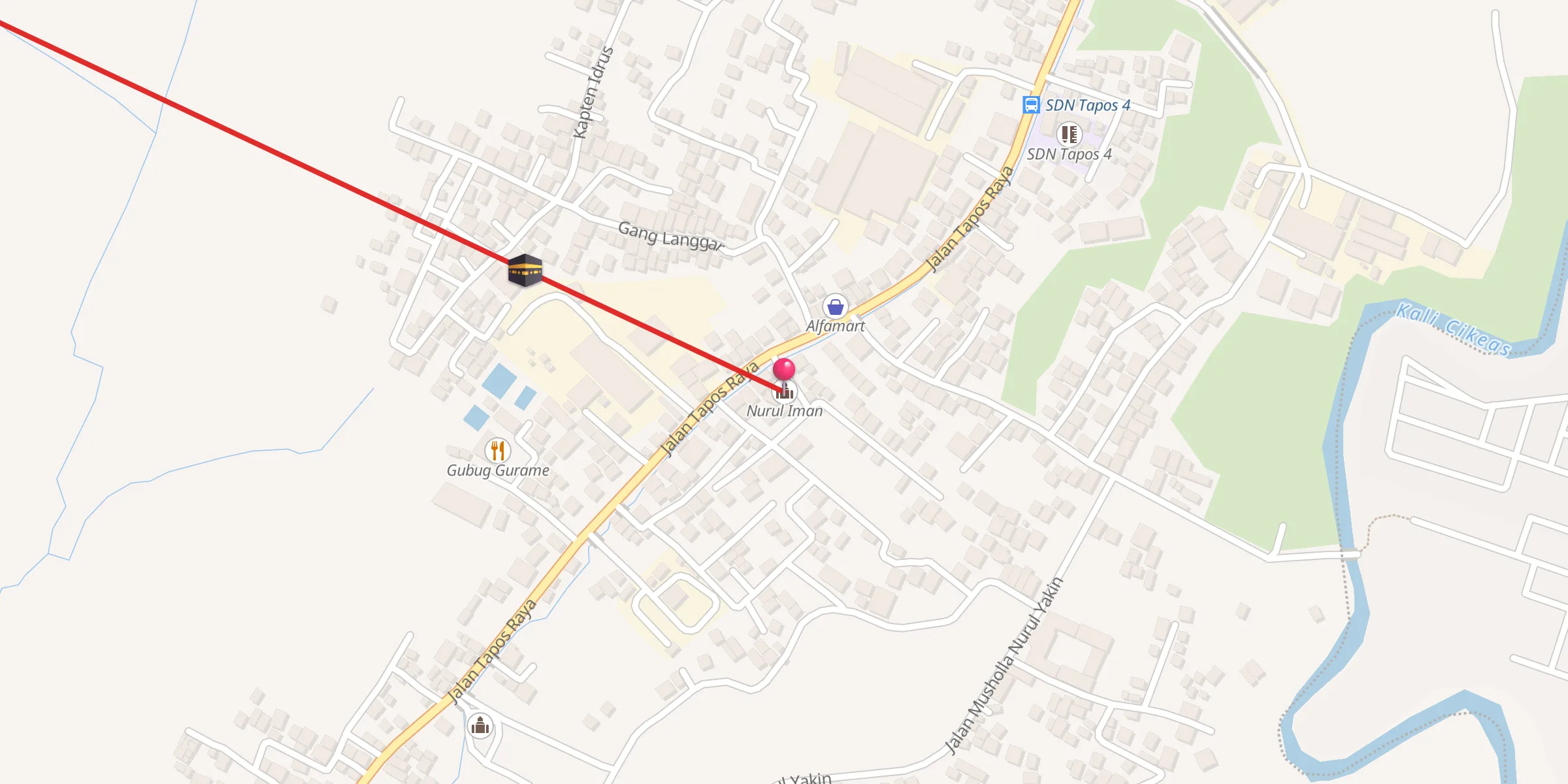Carte de localisation : Nurul Iman