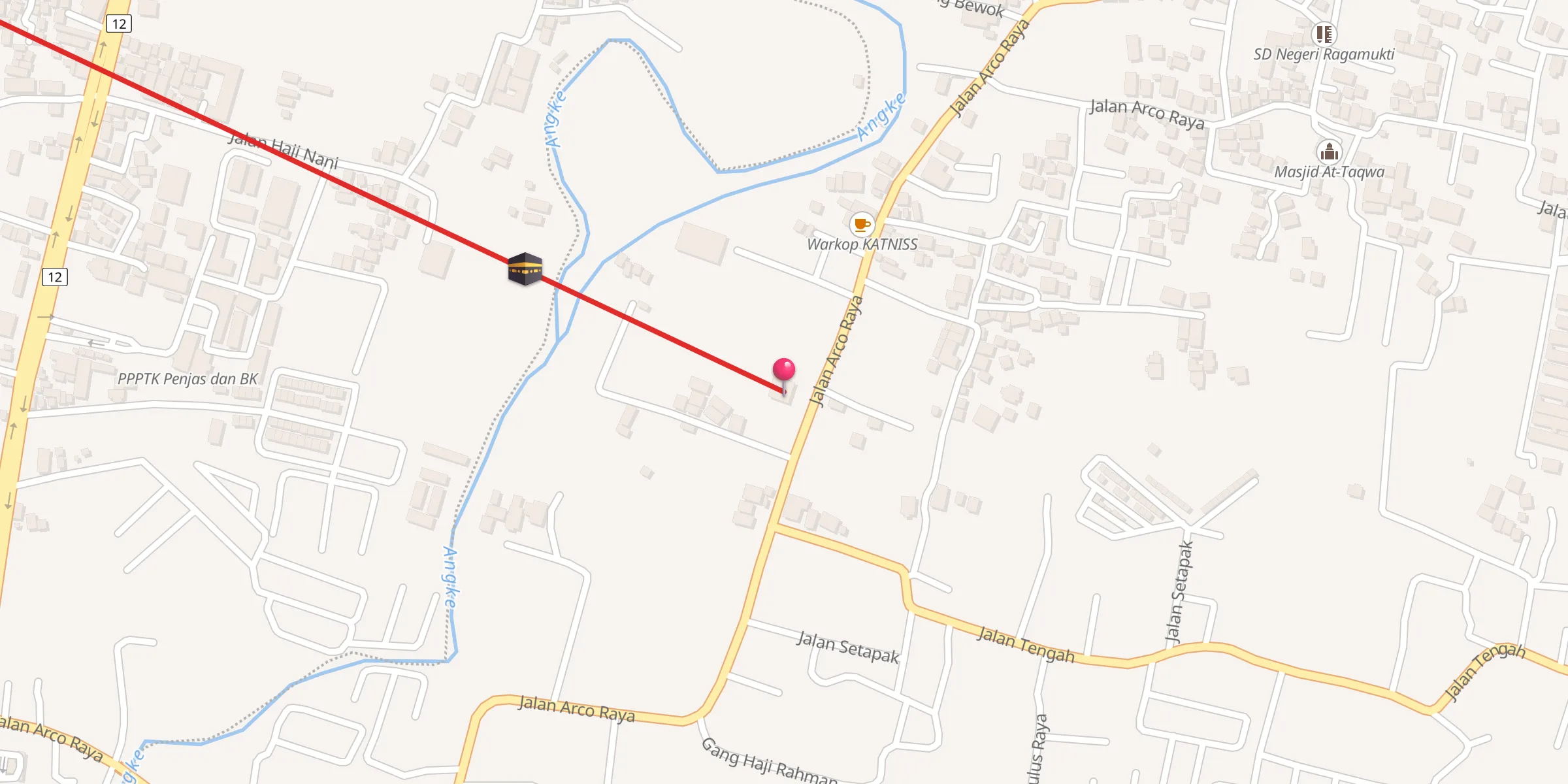 Carte de localisation : Masjid Al-Itayah