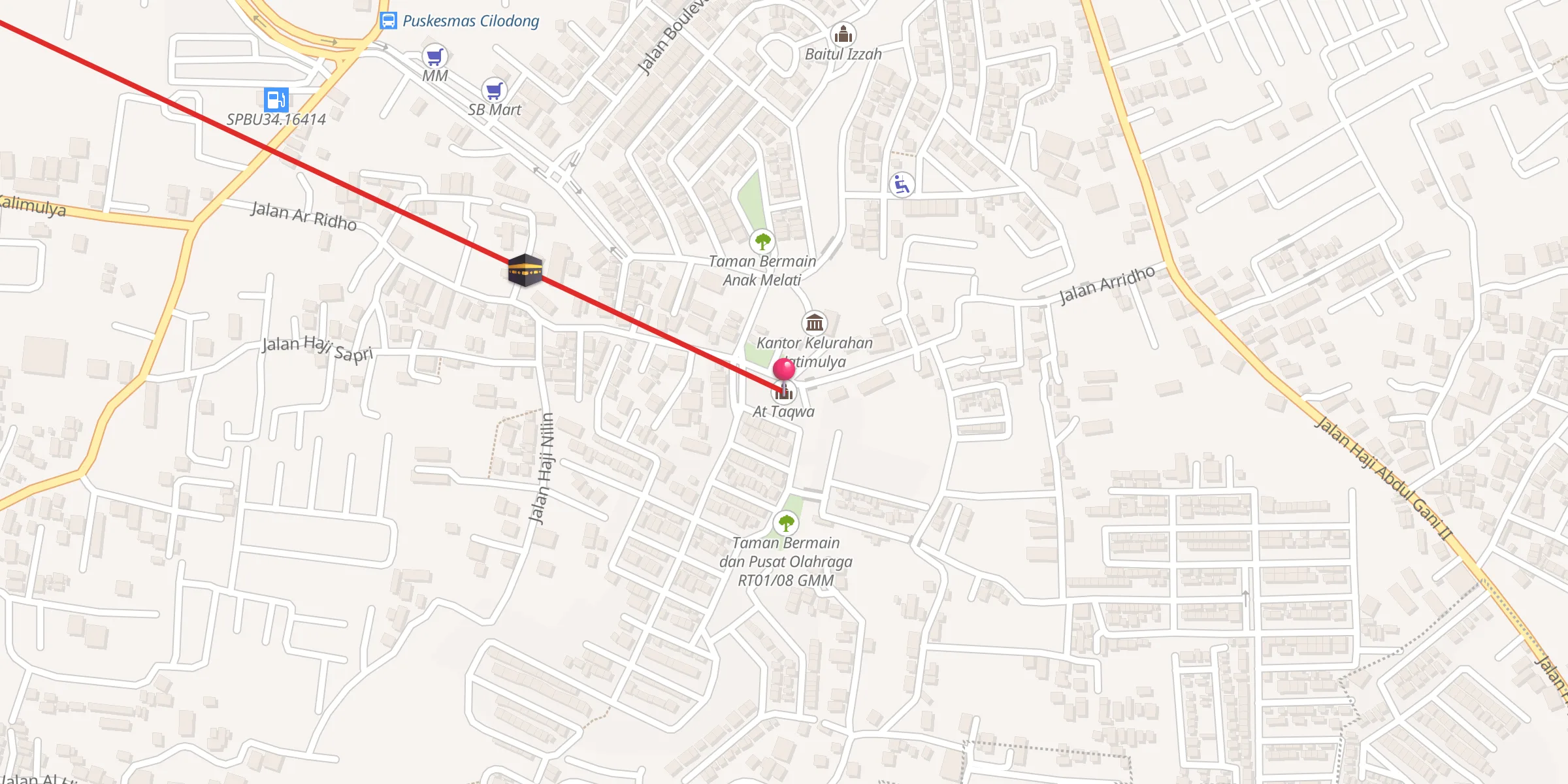 Carte de localisation : At Taqwa