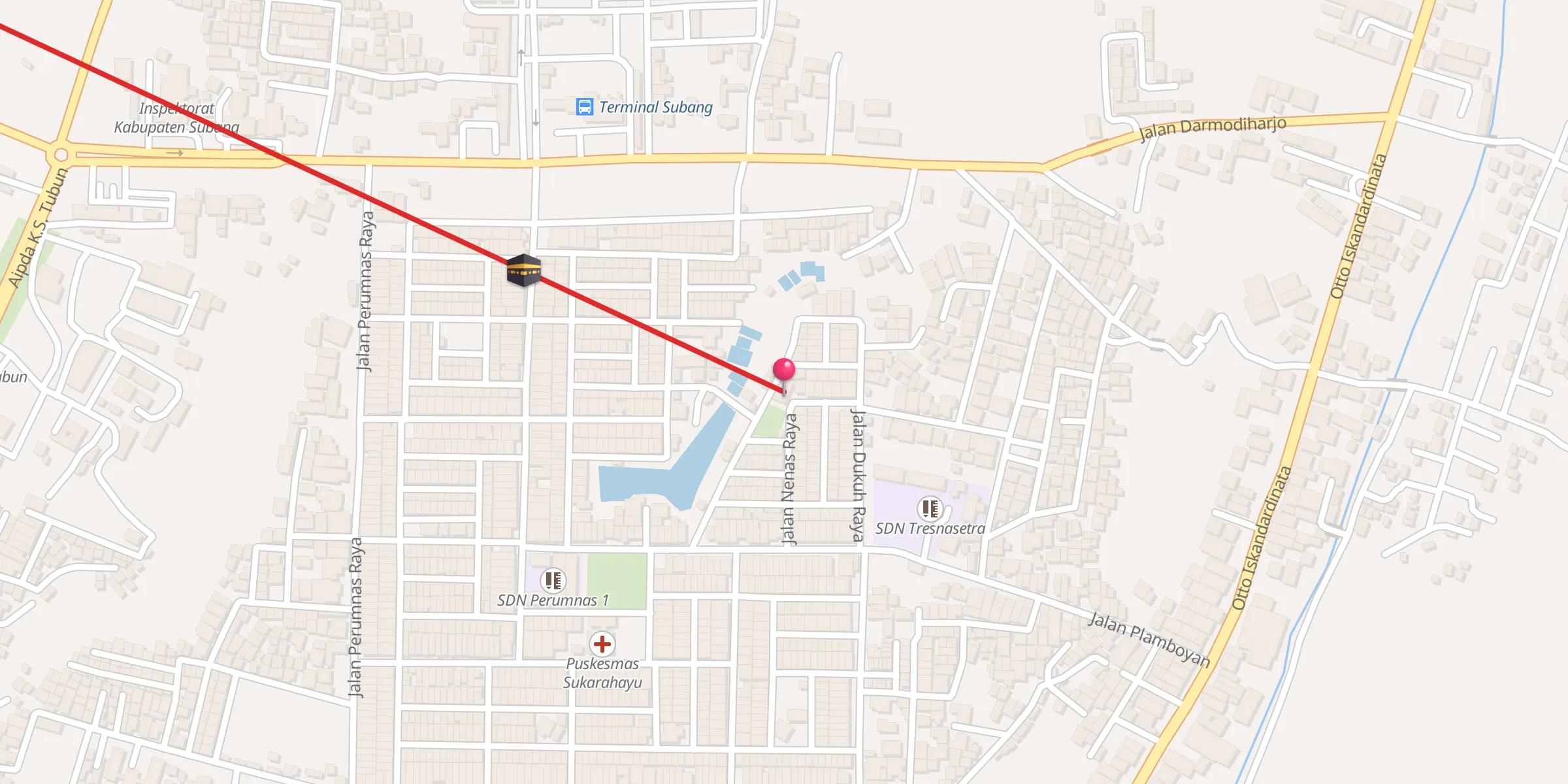 Carte de localisation : Masjid Blok 6