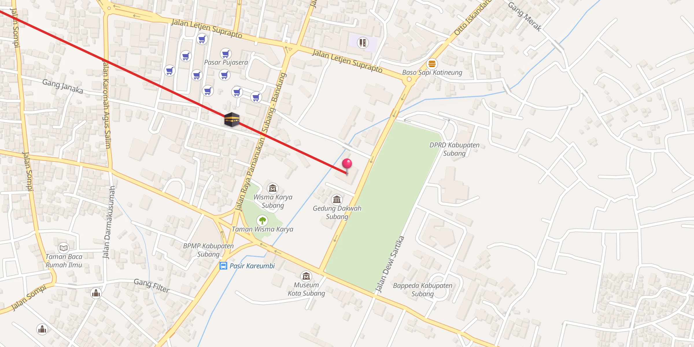 Carte de localisation : Masjid Agung Subang