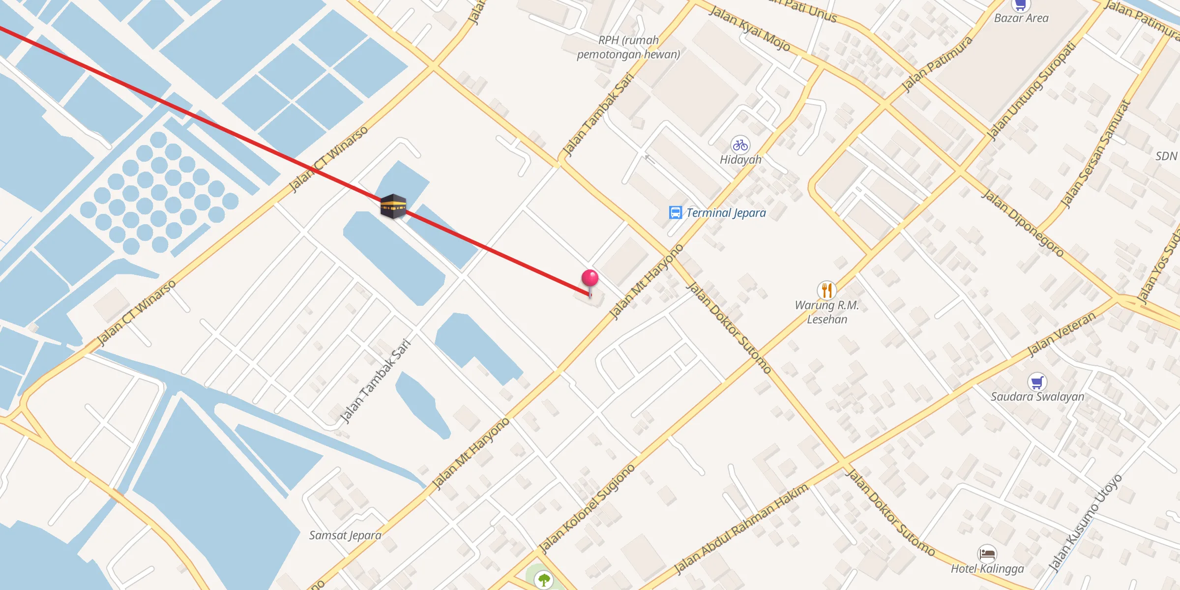 Carte de localisation : Masjid Baitul Izzah