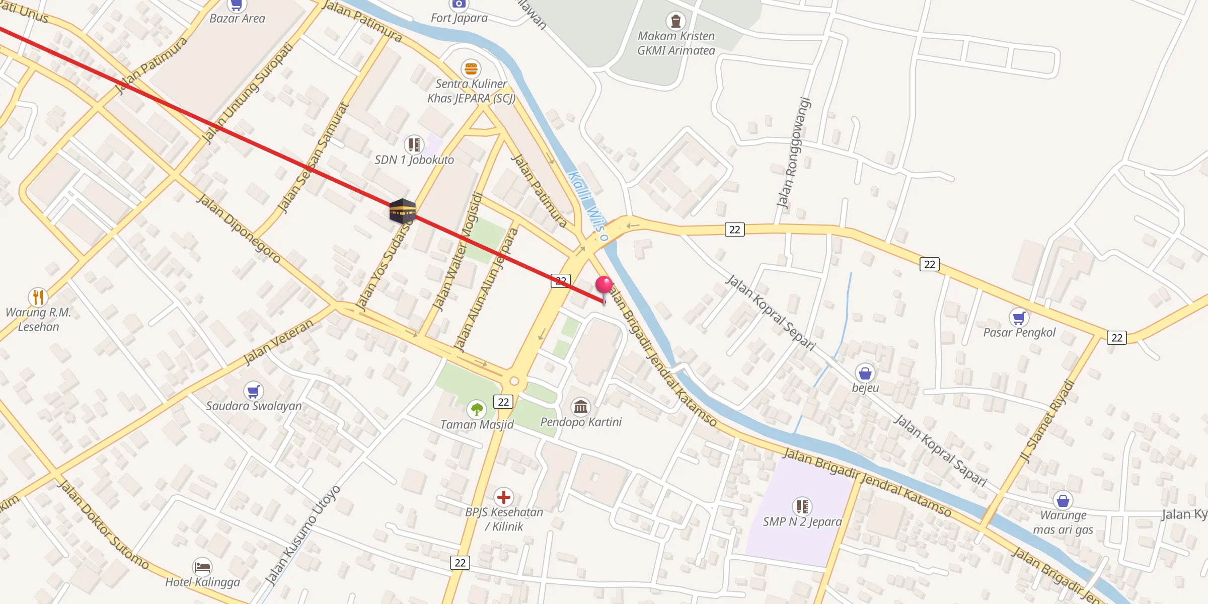 Carte de localisation : Mushola