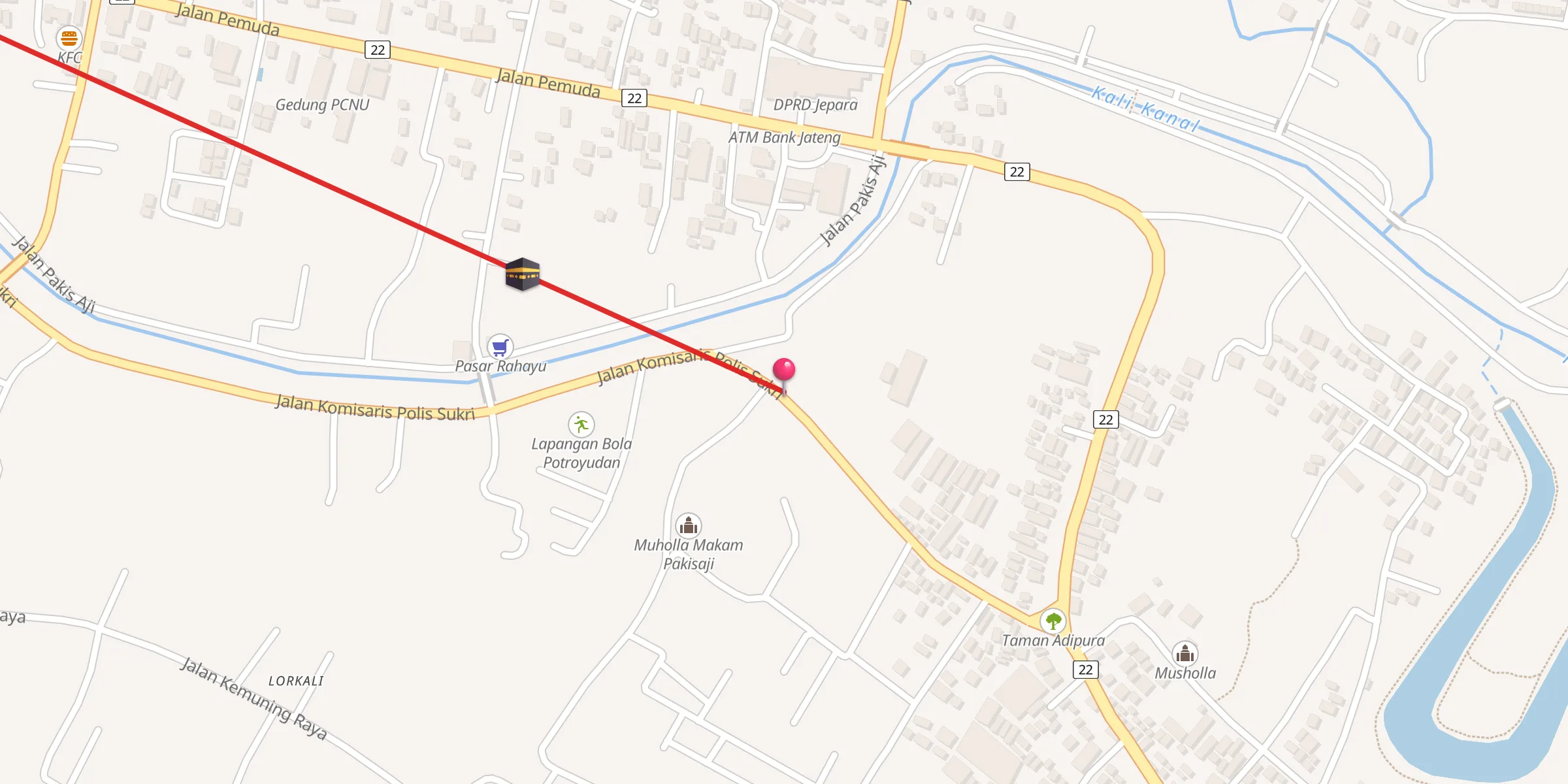 Carte de localisation : Musholla