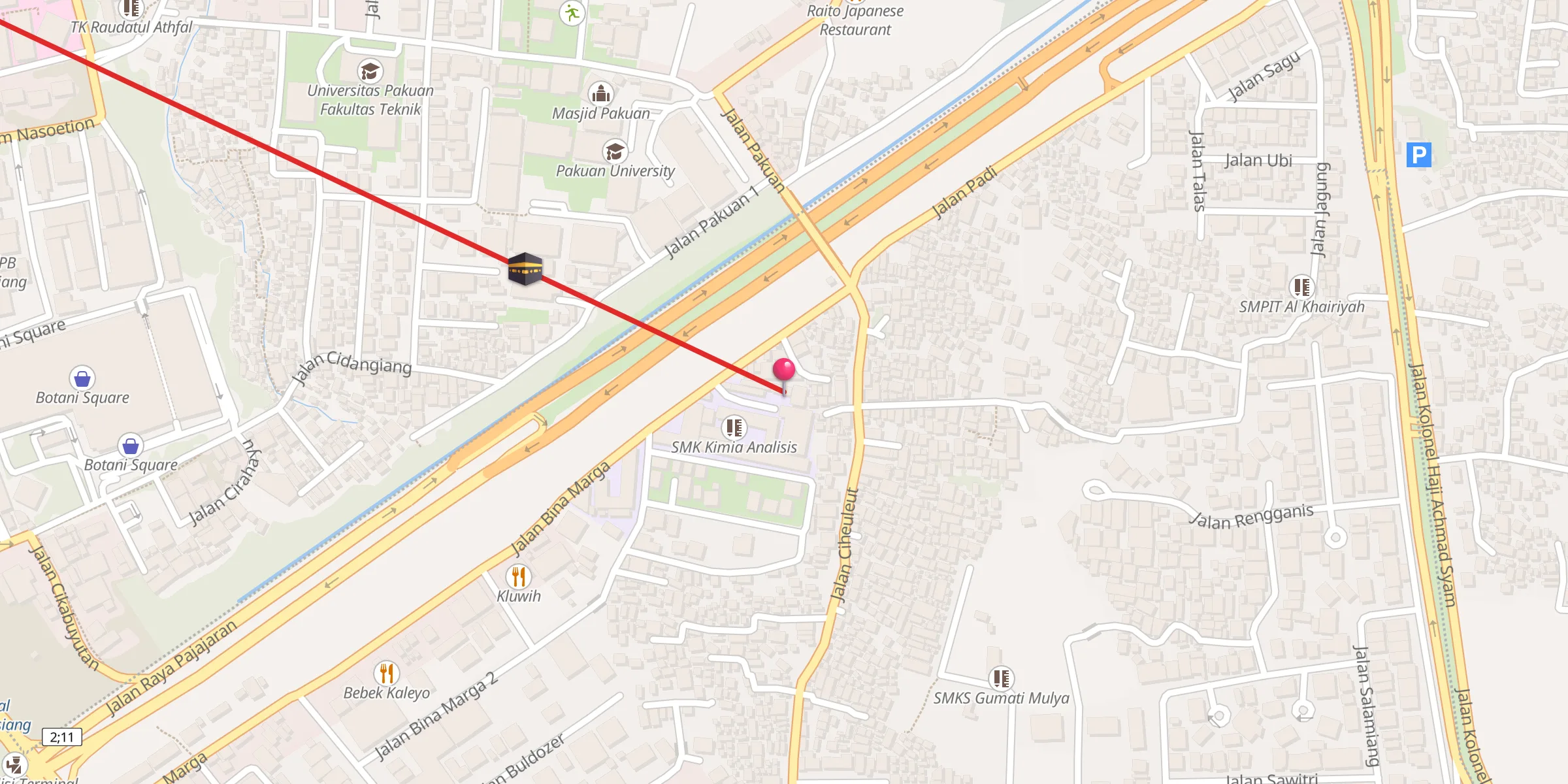 Carte de localisation : Al Muhallilin
