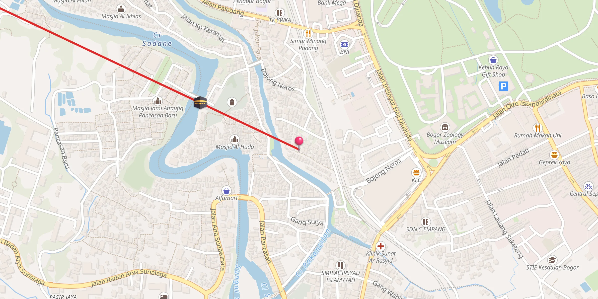 Carte de localisation : Ja'mi Al khoeriah