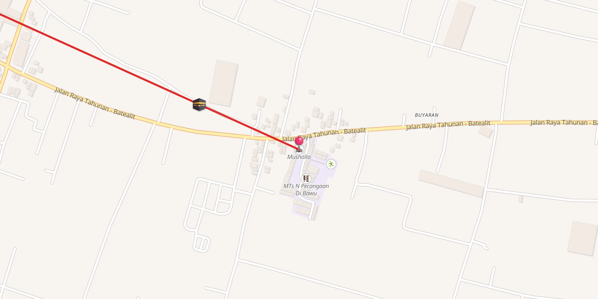 Carte de localisation : Musholla