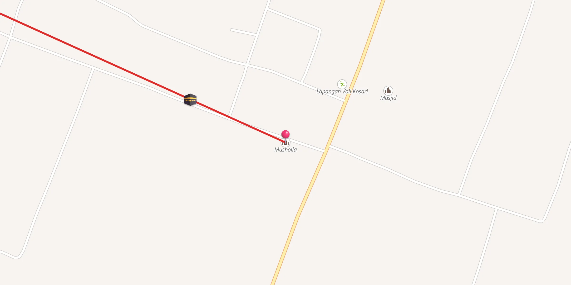 Carte de localisation : Musholla