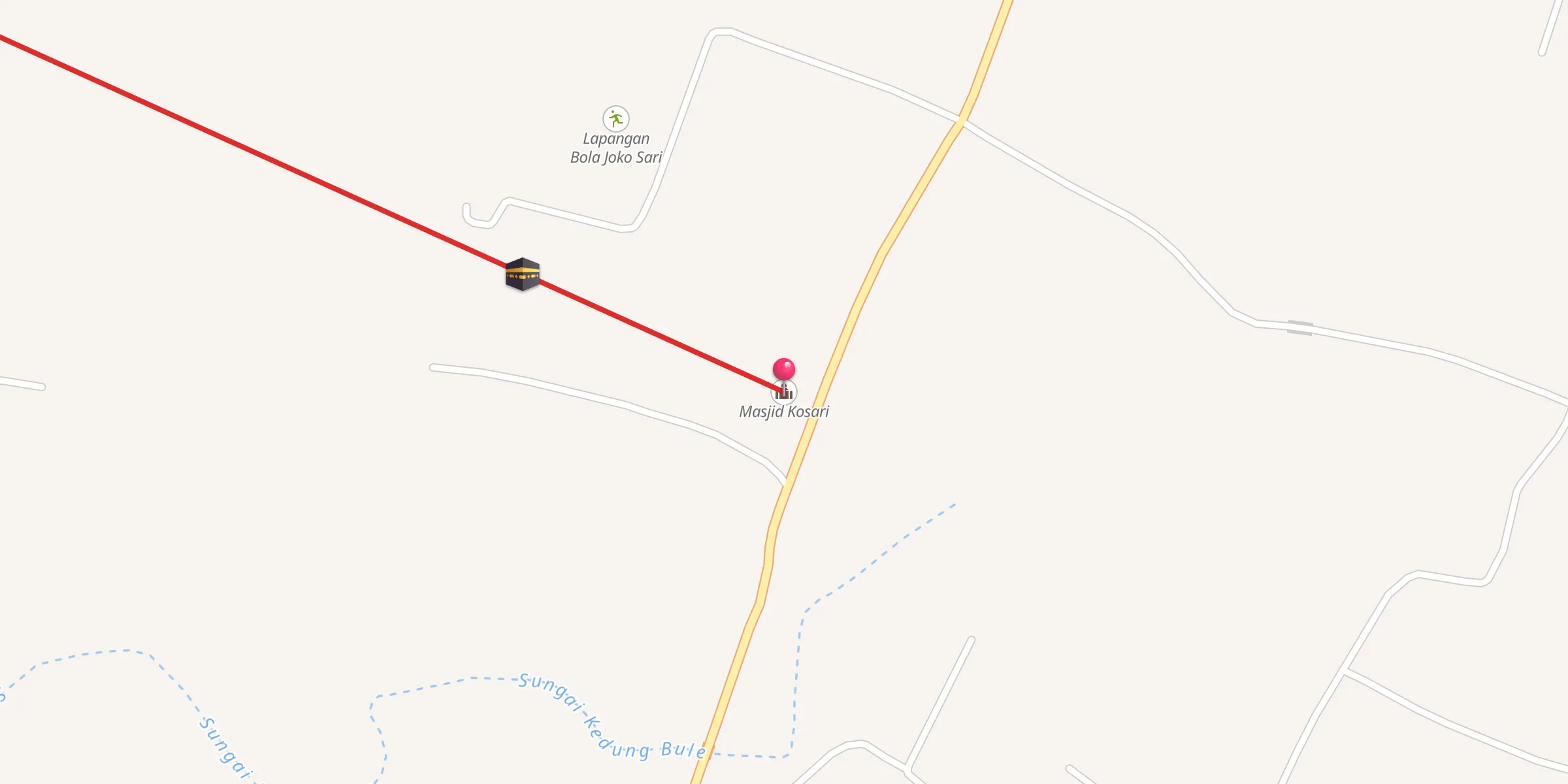 Carte de localisation : Masjid Kosari