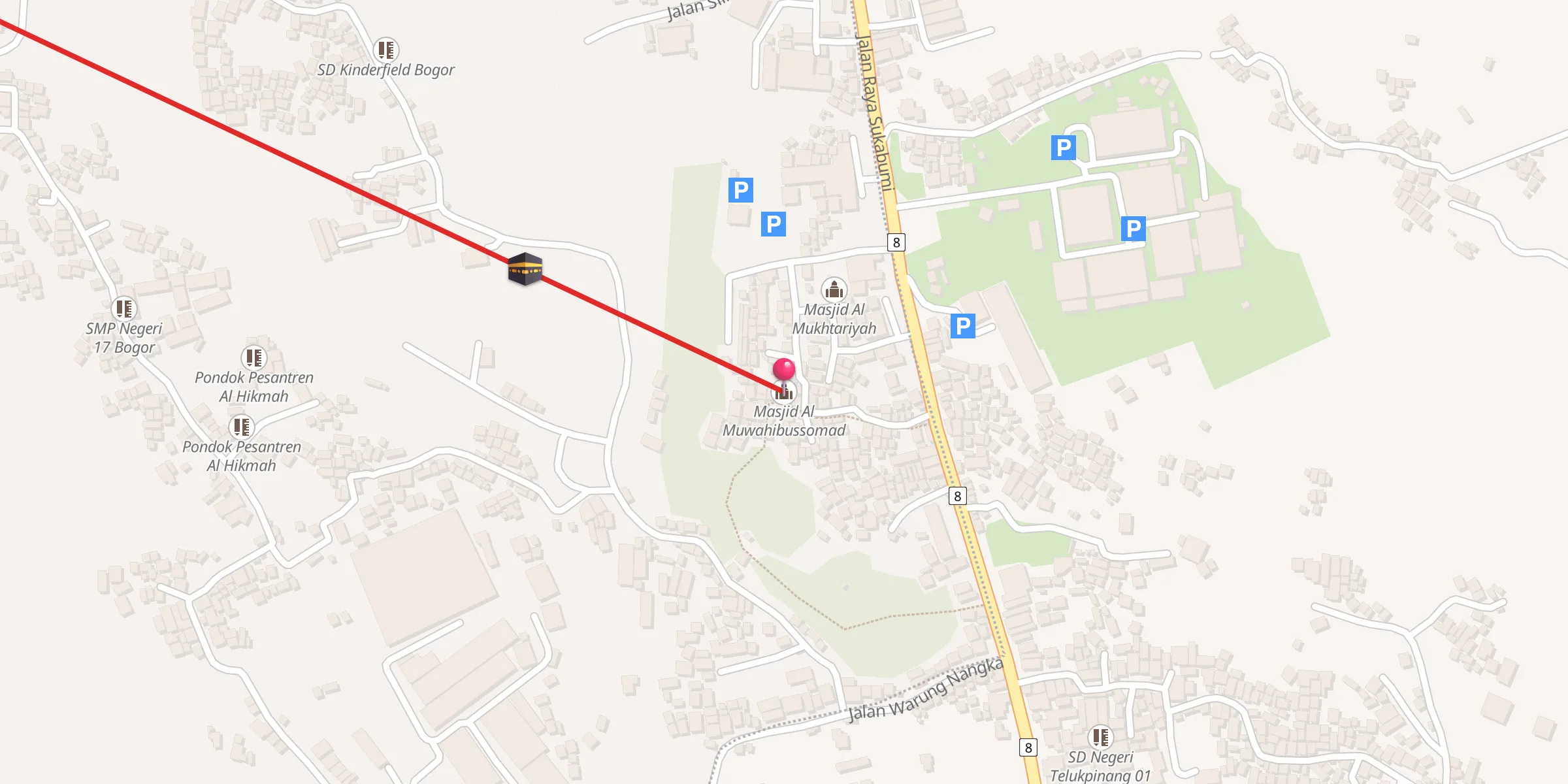 Carte de localisation : Masjid Al Muwahibussomad