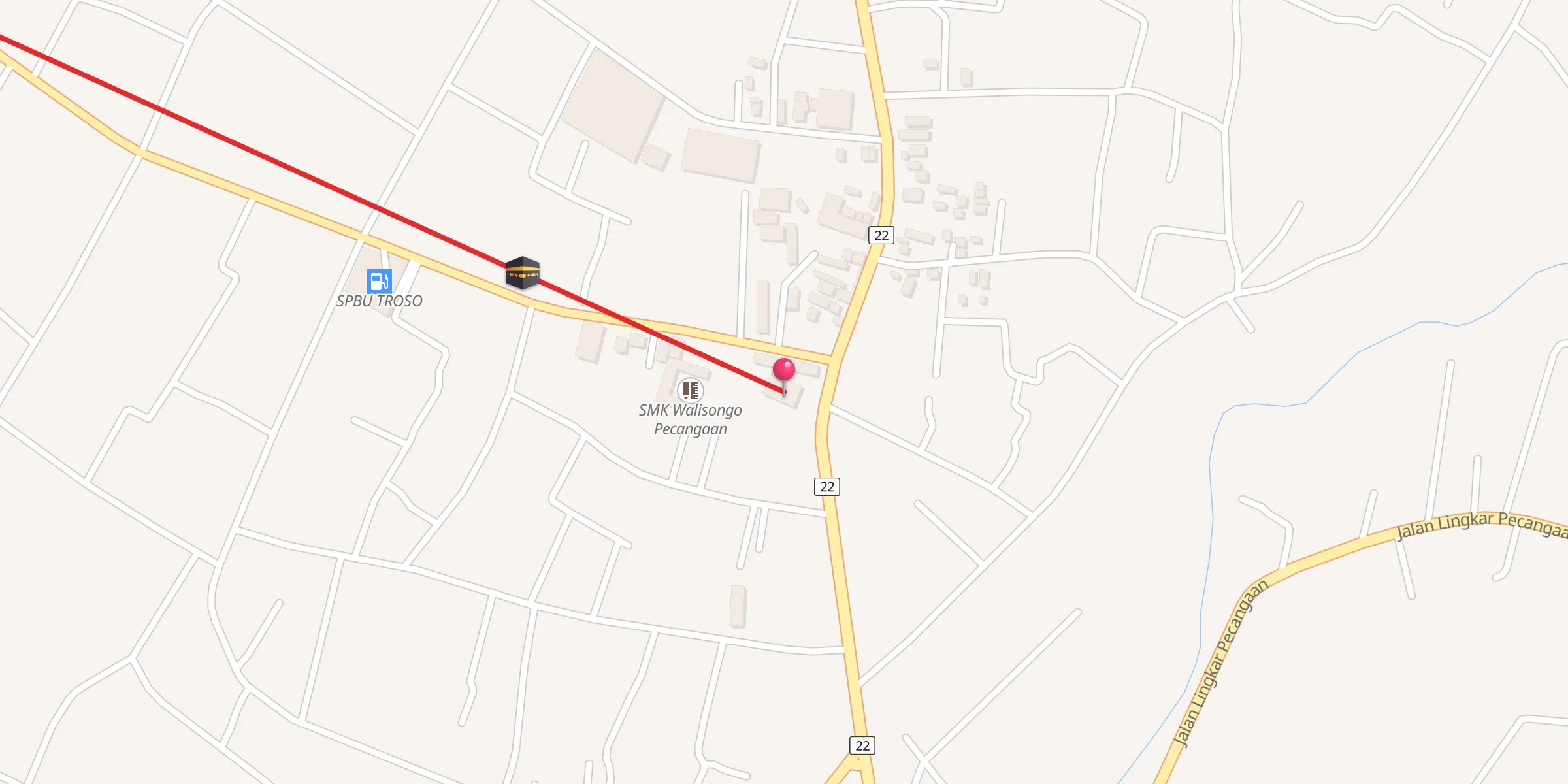 Carte de localisation : Masjid Besar Walisongo
