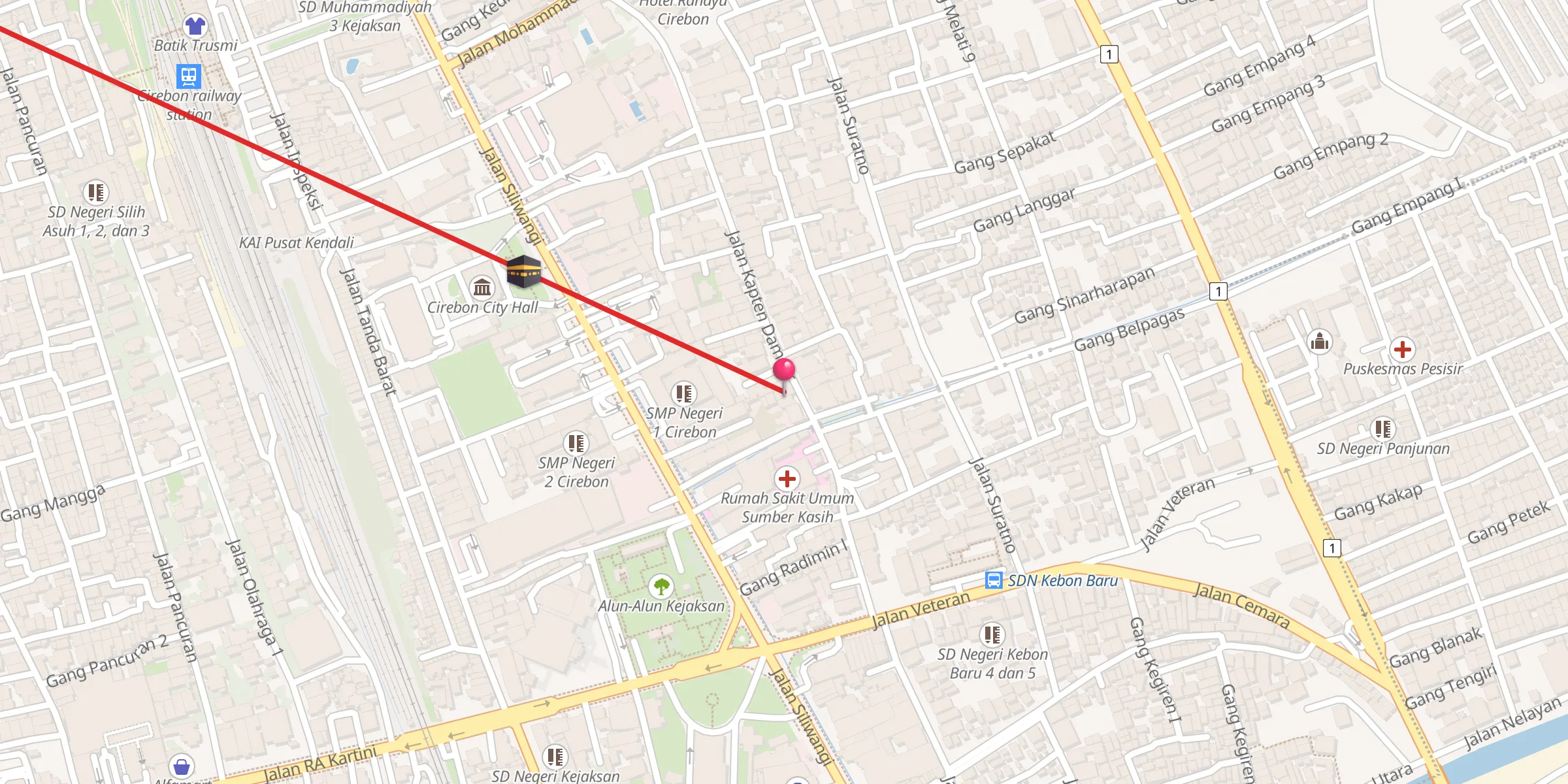Carte de localisation : Masjid Al Ikhlas